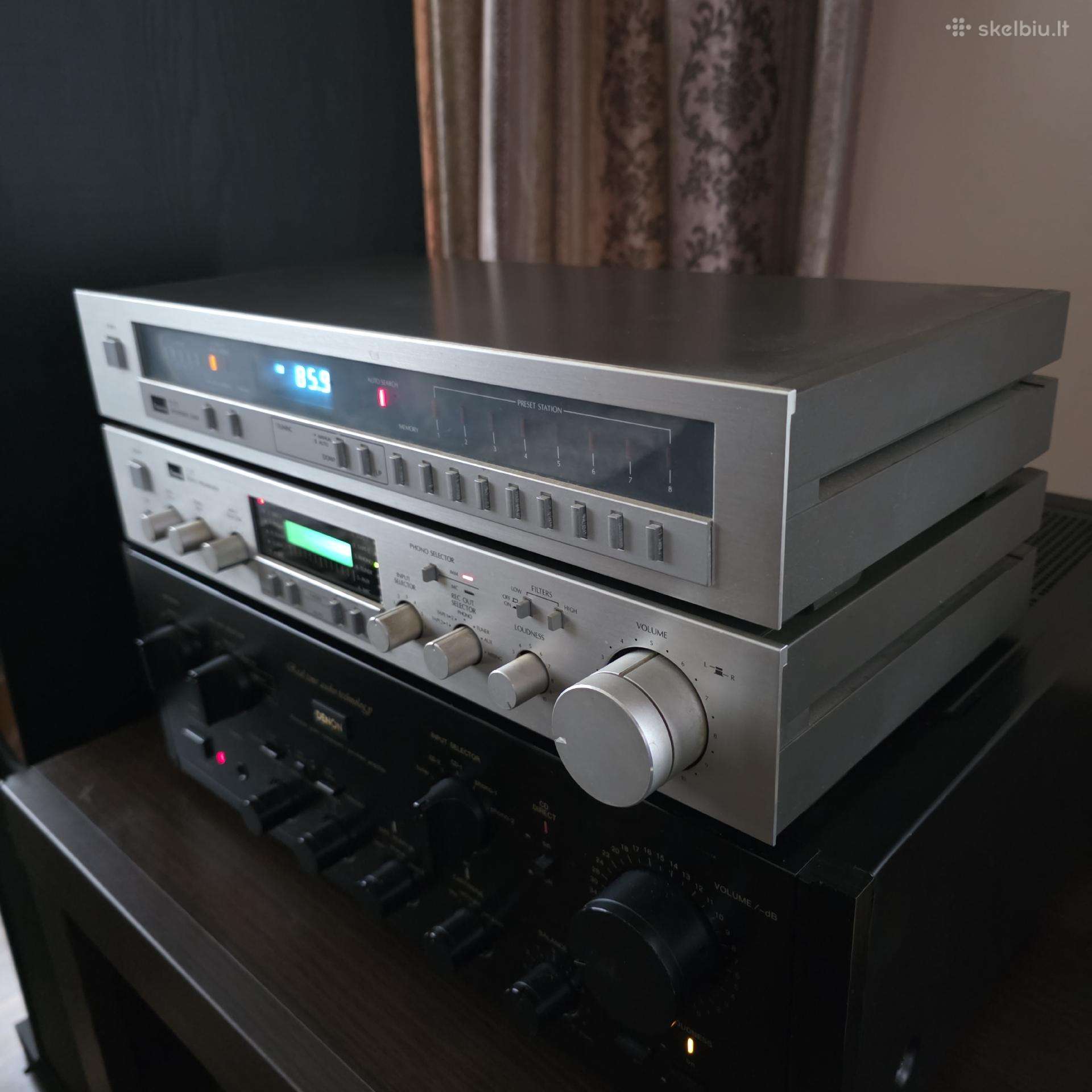 Sansui C-77 ir T-77 (pradinis ir tiuneris)