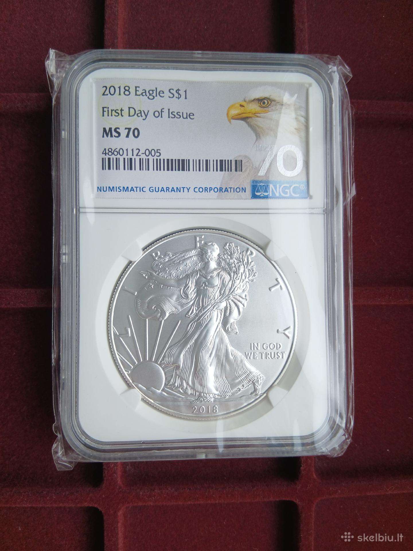 JAV 2018 Erelis Ngc Ms70