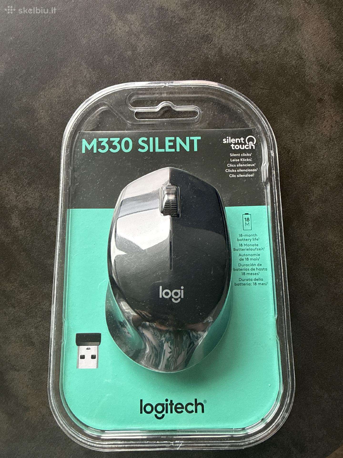 Belaidė pelė "logitech" pelė m330