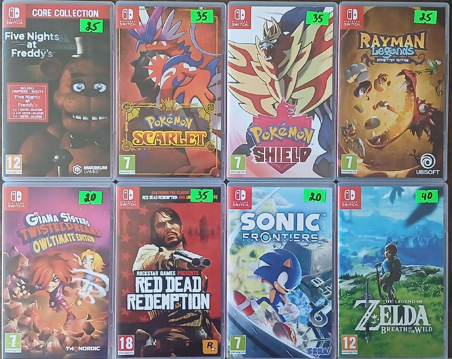 Nintendo Switch Žaidimai