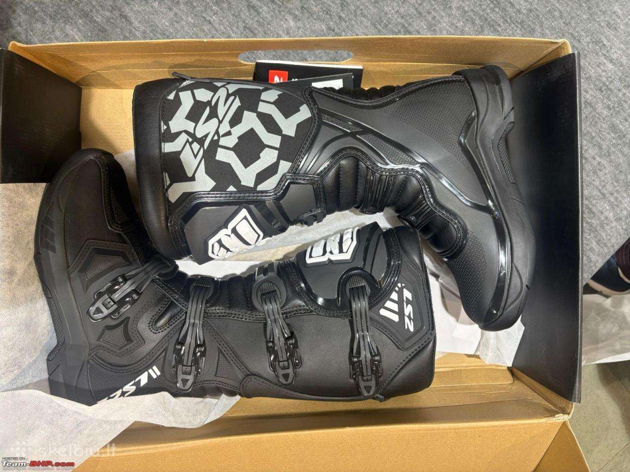 Ls2 Raptor Man Boots Black Motokroso Enduro batai