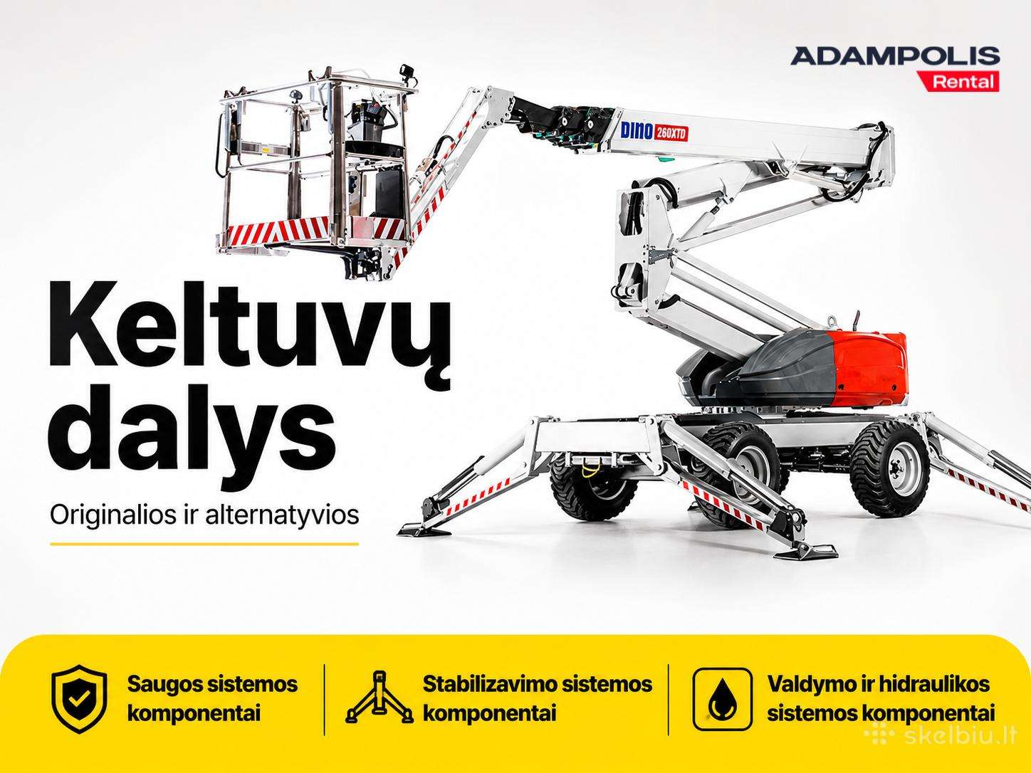 Dino Keltuvų dalys, локтевые подъёмники