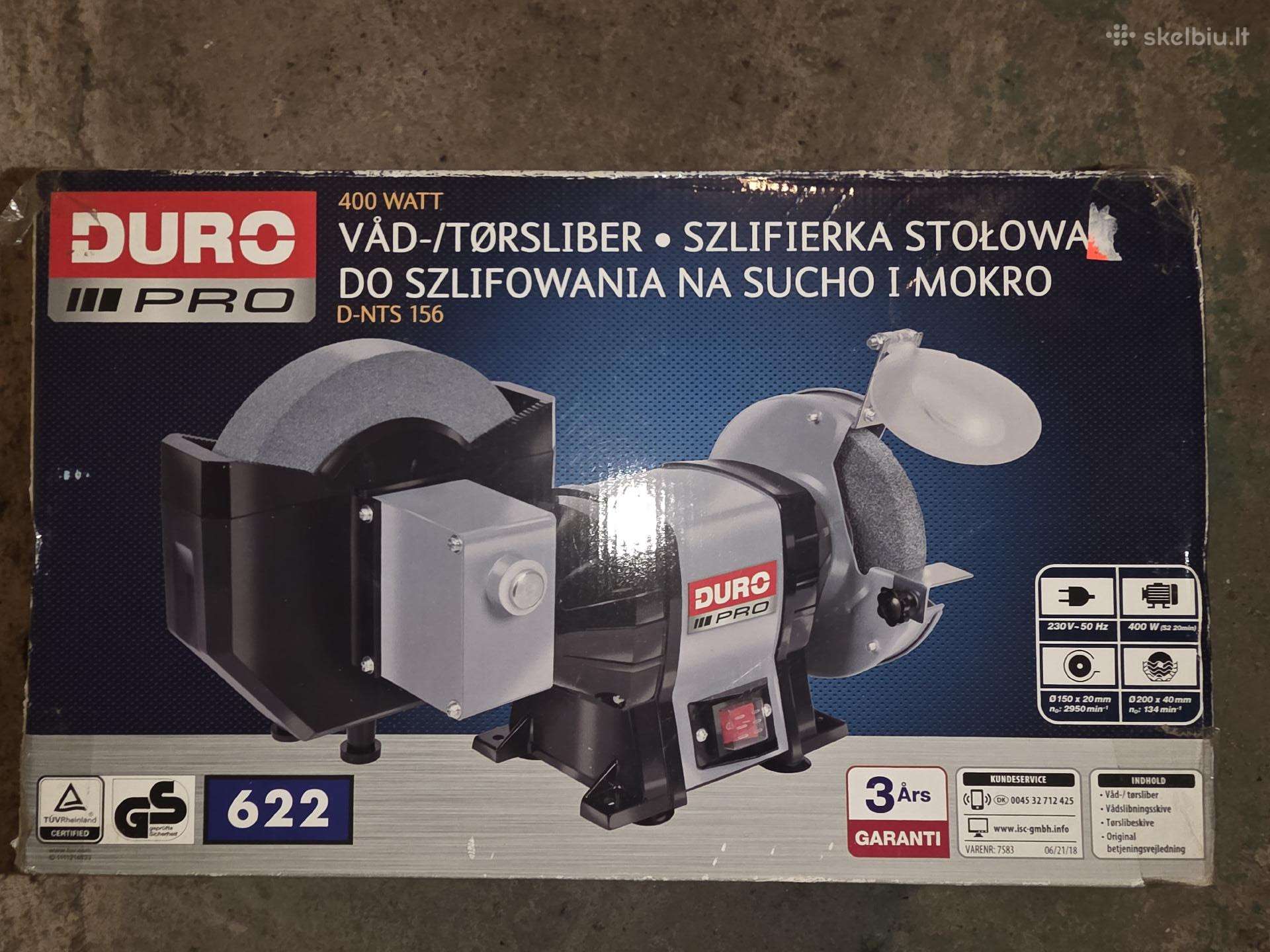 Sauso ir šlapio šlifavimo staklės Duro D-nts 156