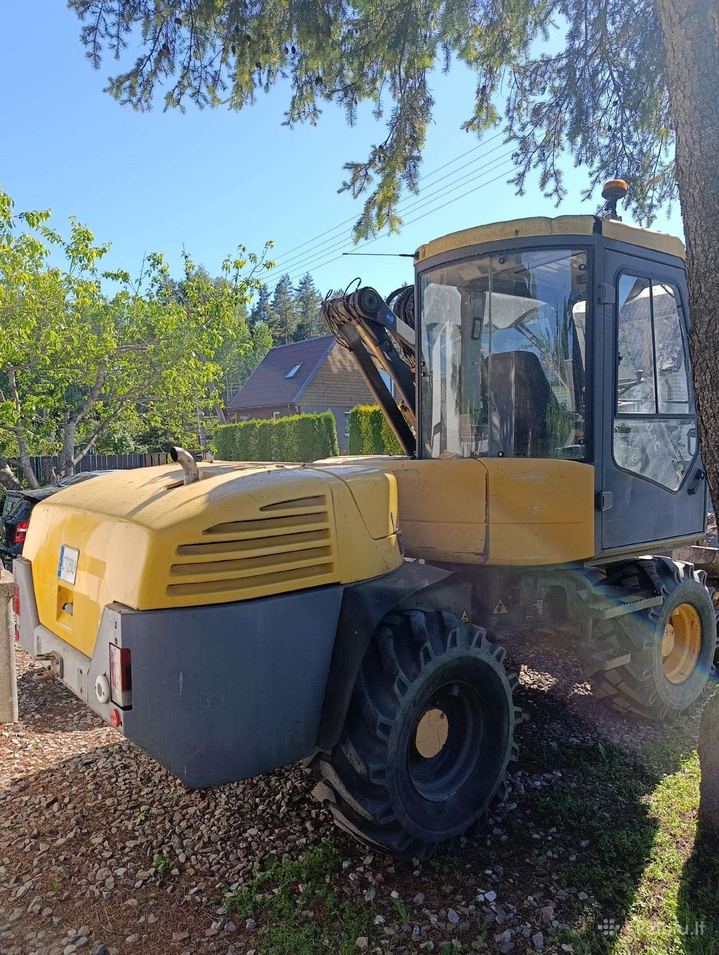 Mecalac 12mxt, excavator loader
