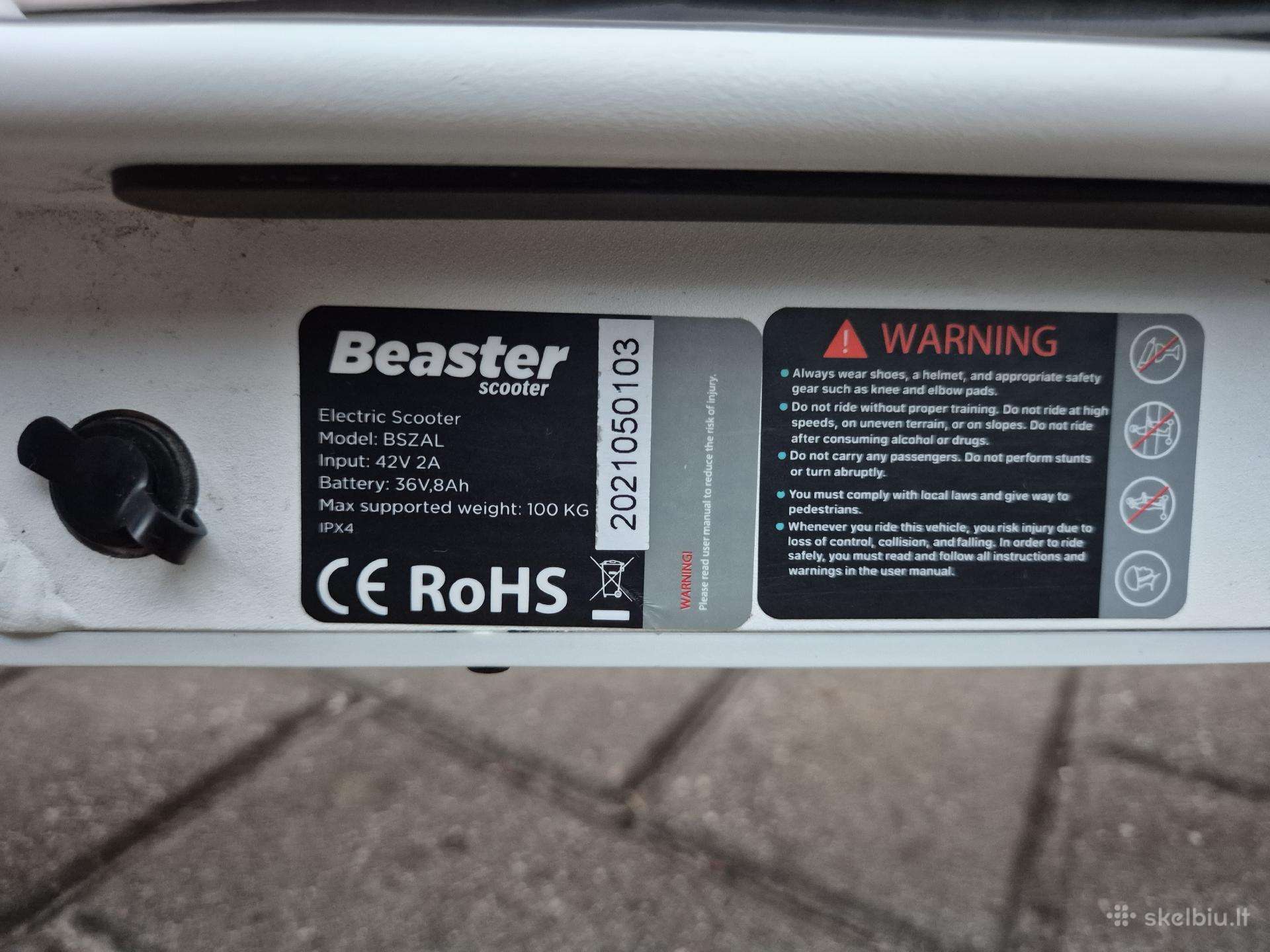 Электрический самокат Beaster Scooter