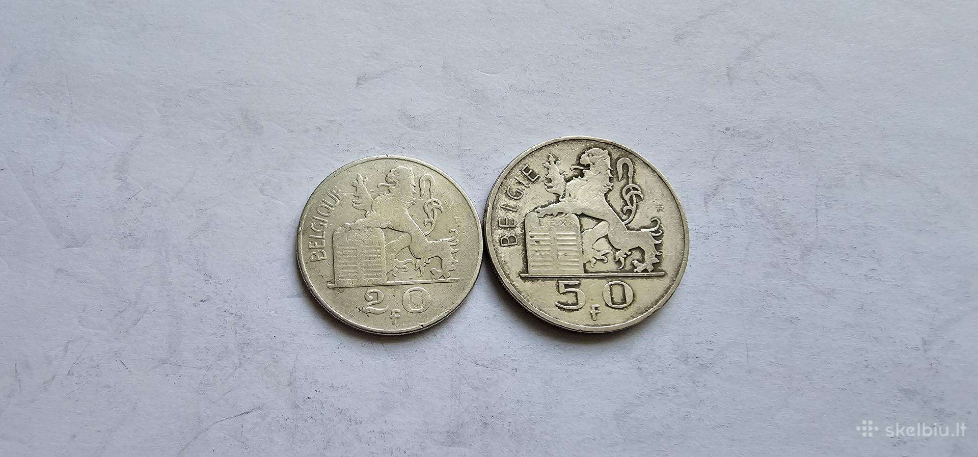 1948-1950 20 50 franku Belgija