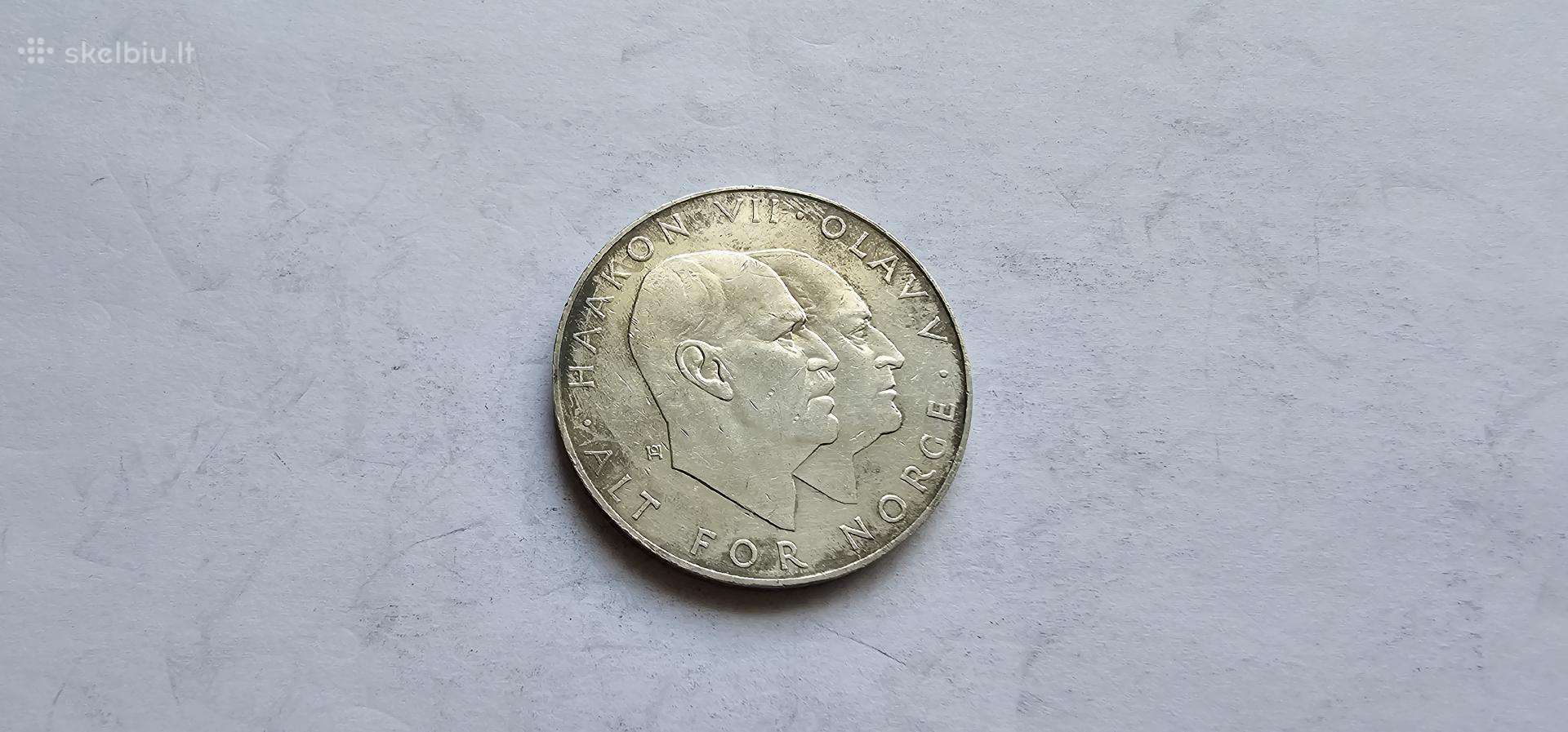 1970 25 kronos Norvegija