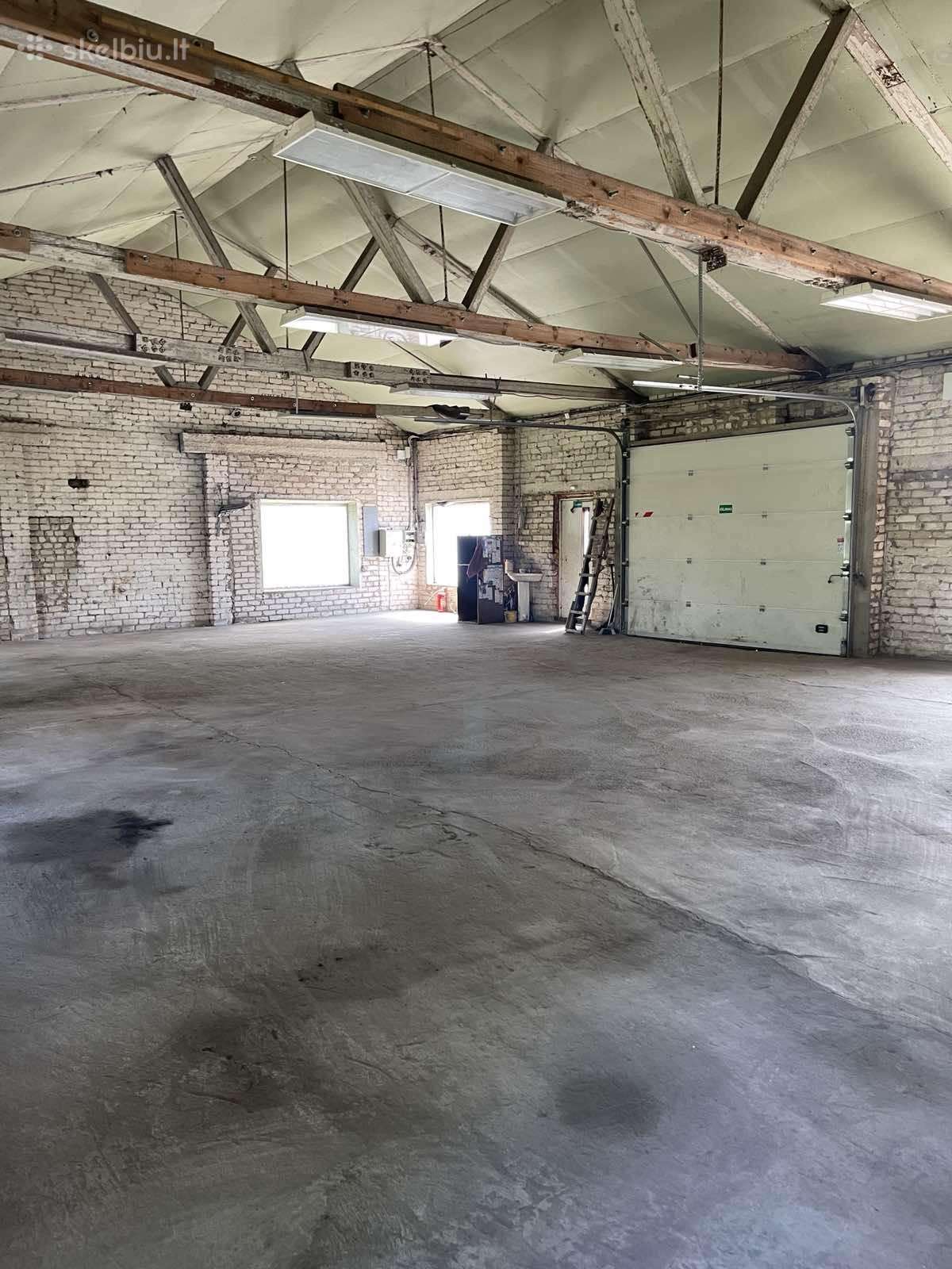 Nuomojamos 632 m² gamybinės/sandėliavimo patalpos