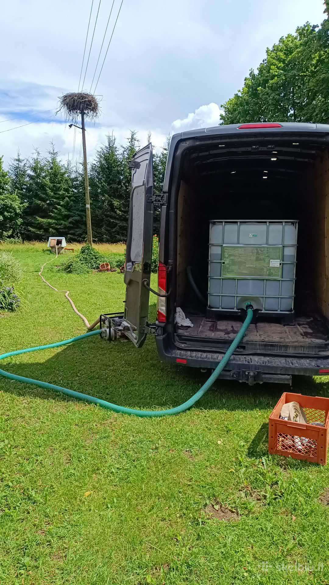 Šulinių papildymas, vandens atvežimas pristatymas