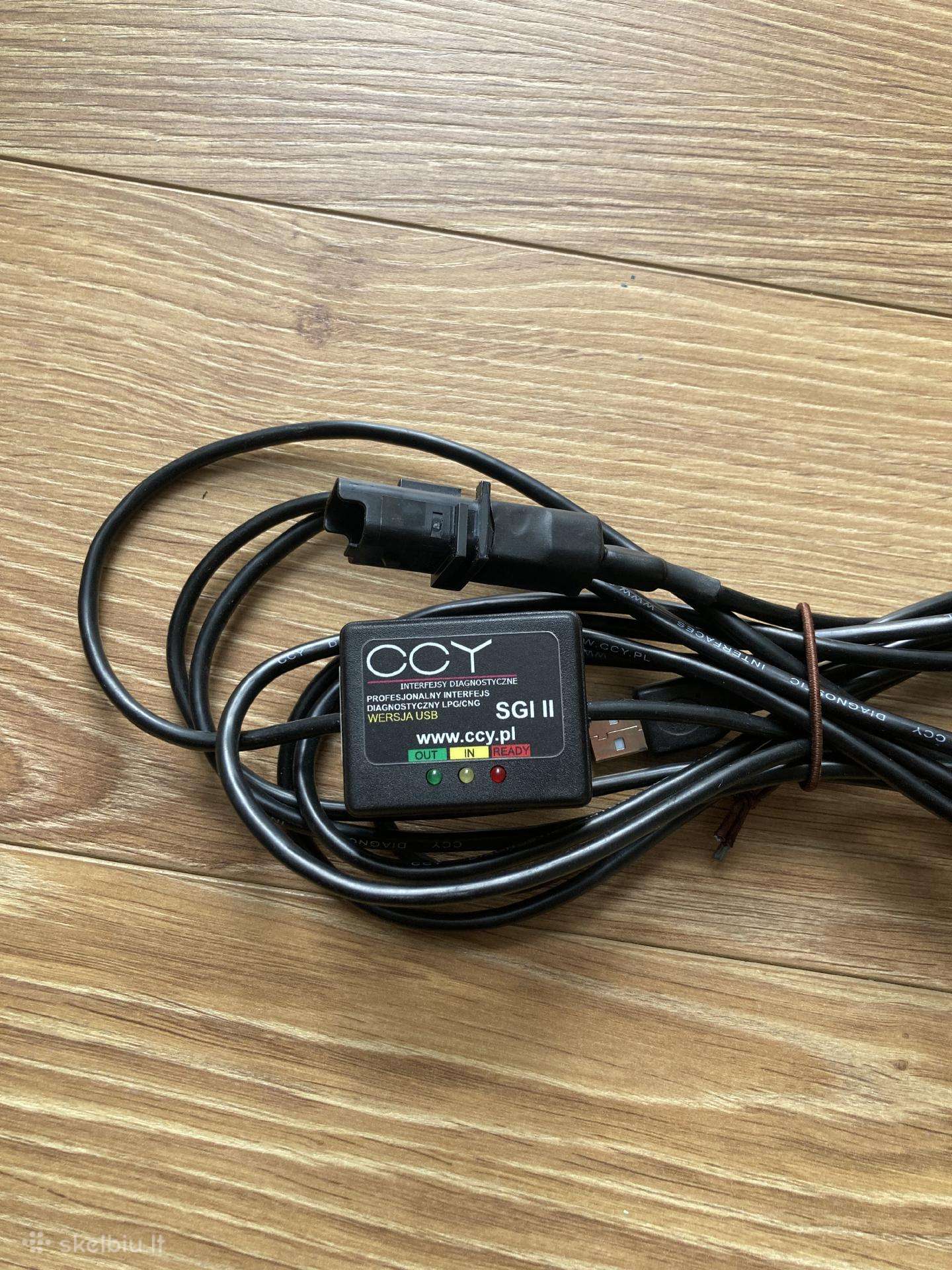 Sgi dujų įrangos parametrų modulis į Pc Usb