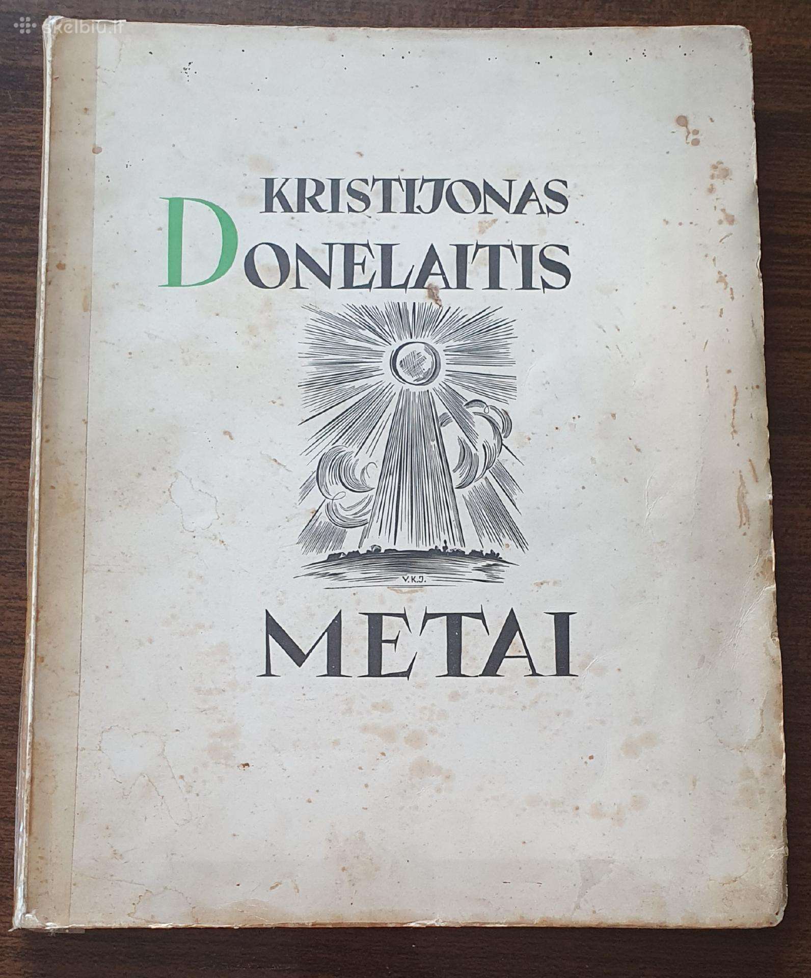 Kolekcinė knyga K. Donelaičio ,Metai"