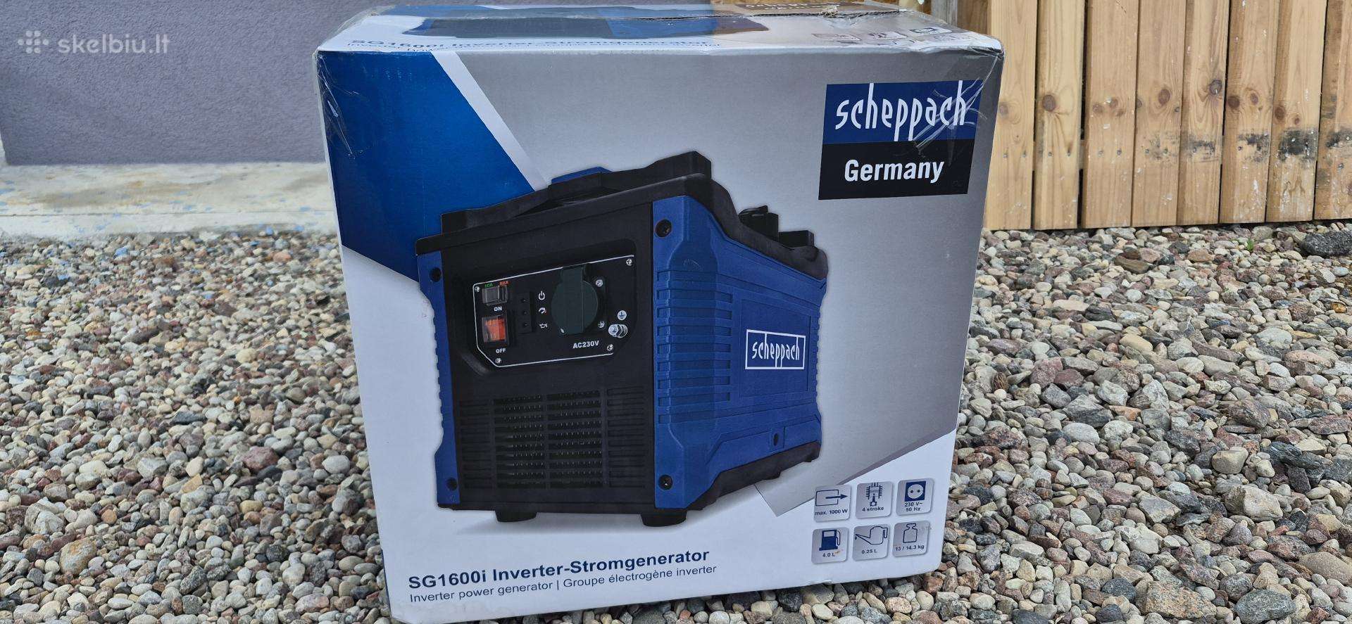 Inverterinis generatorius Scheppach Sg1600i