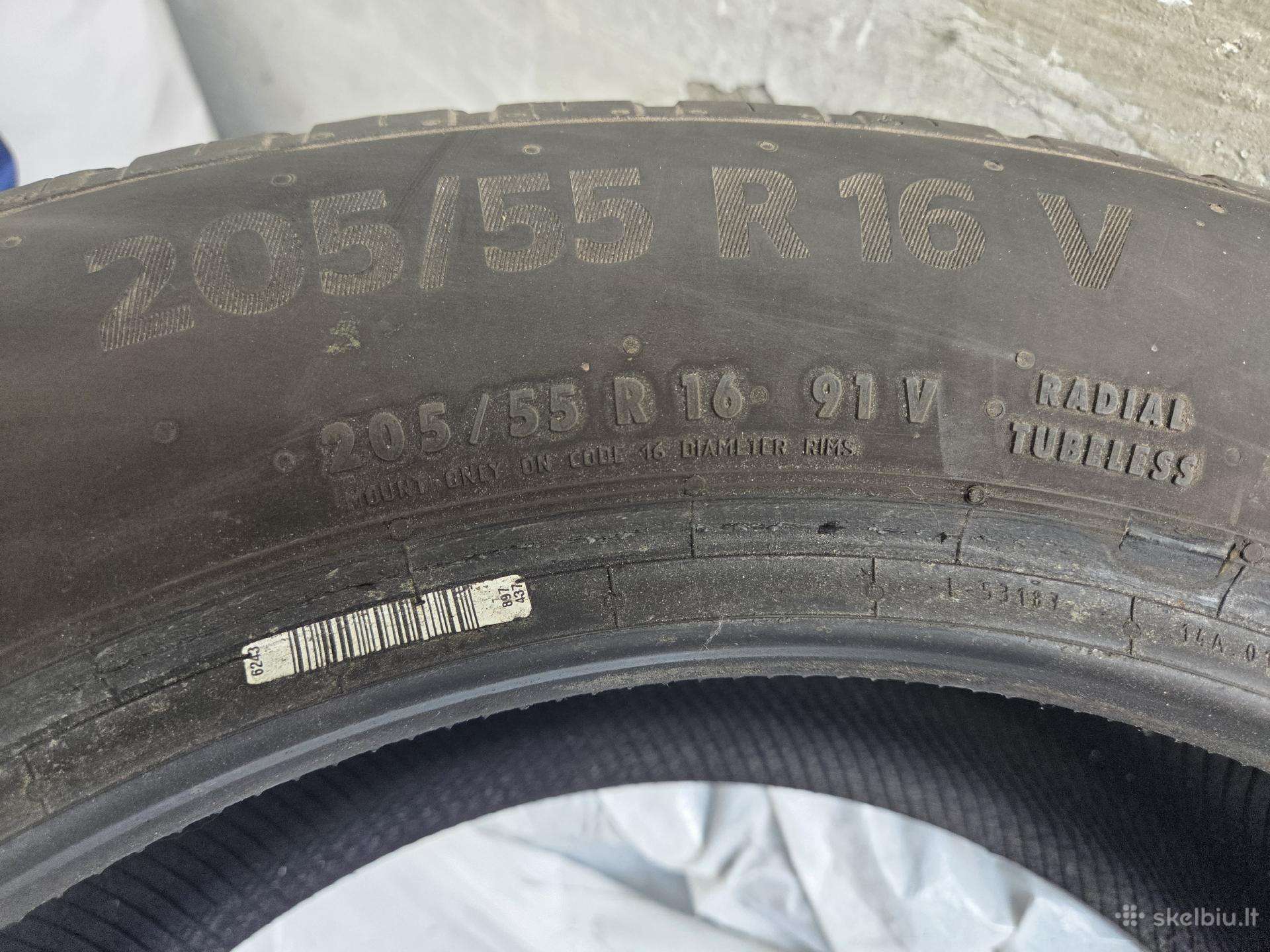 Continental, summer 205/55 R16