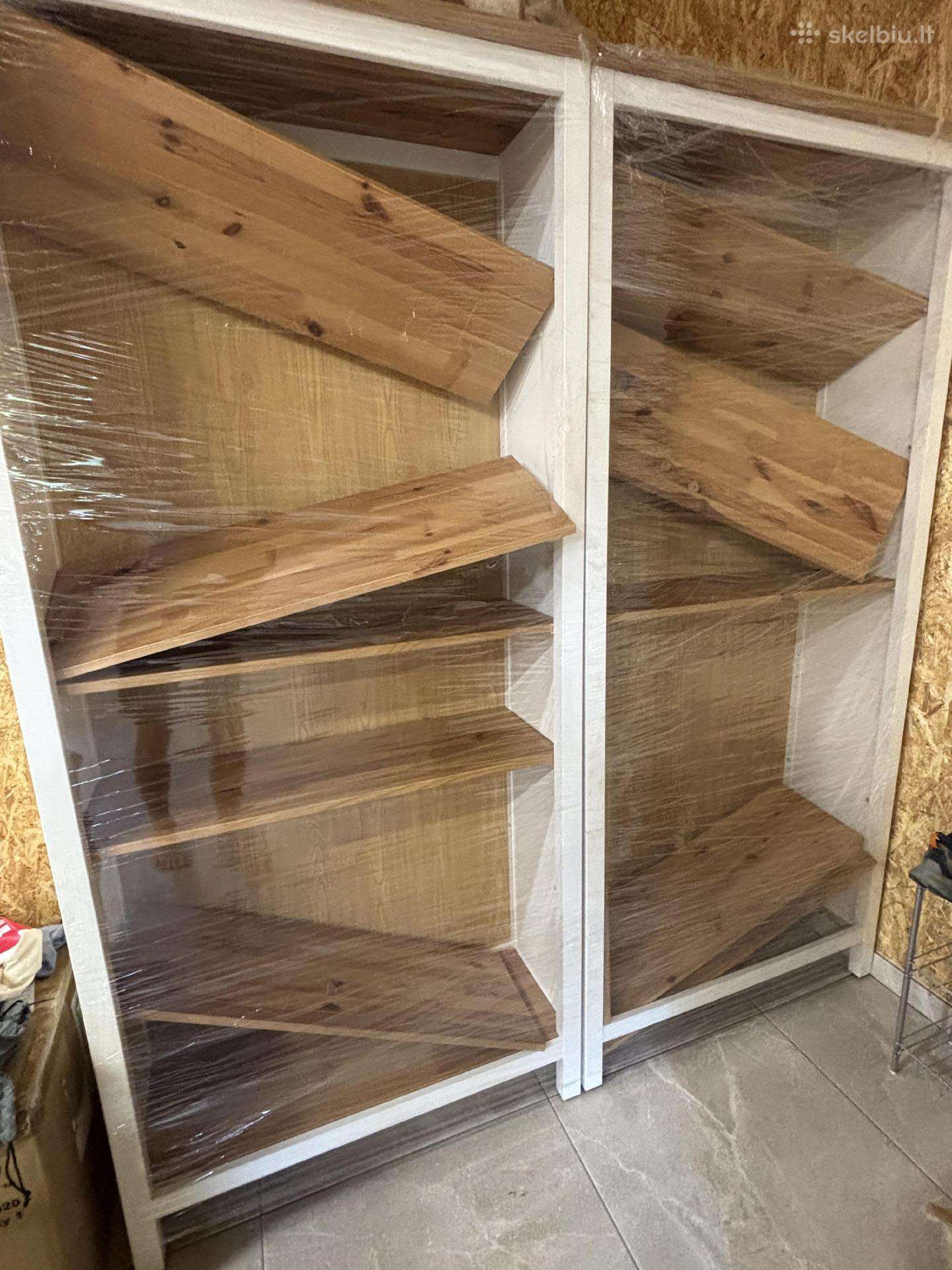 Ikea Hemnes dvi knygų spintos