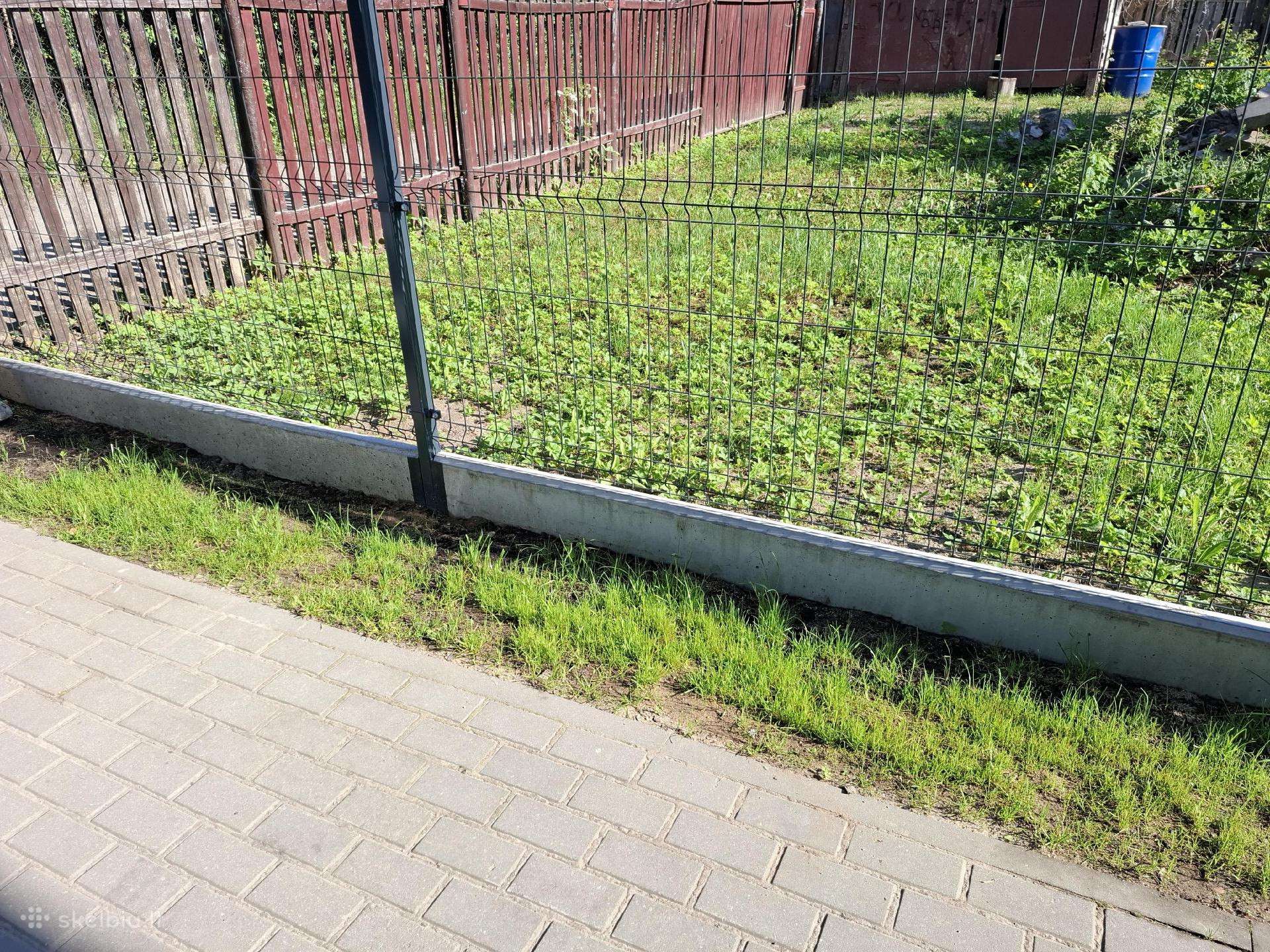 Pamatėlių blokeliai tvorai