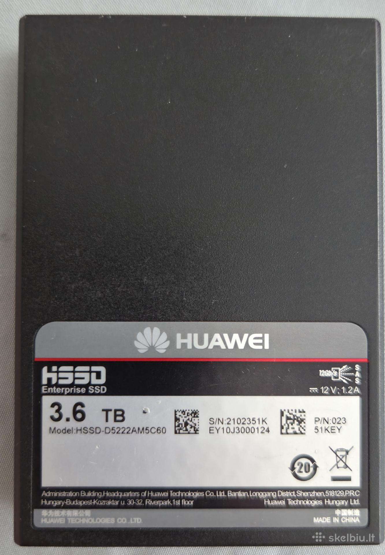 Sas SSD 3.6tb 1.92tb 12gb/s, 800gb 24gb/s