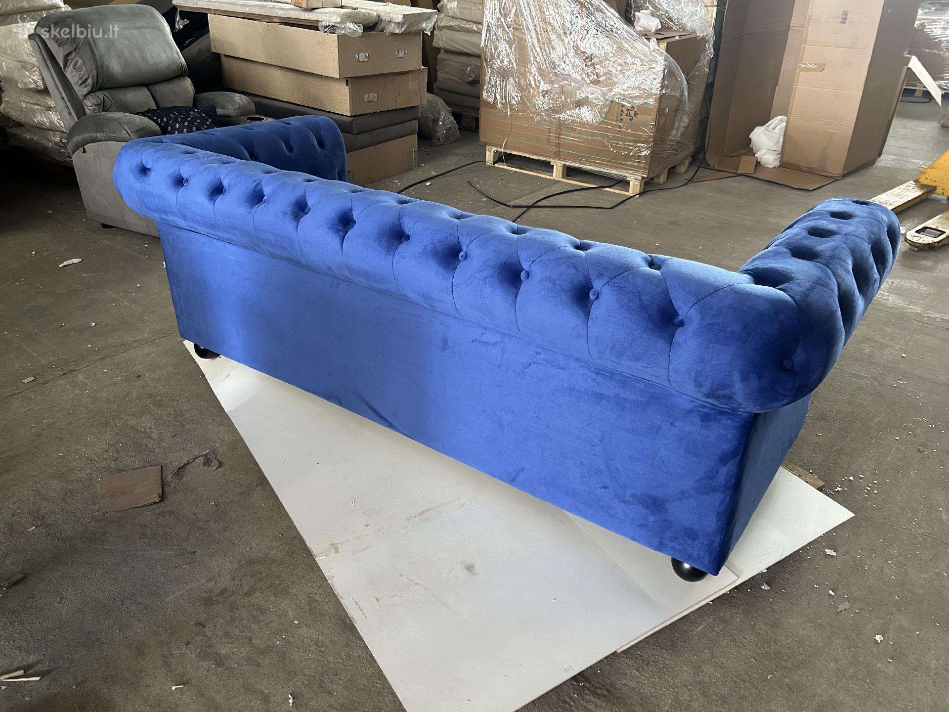 Nauji chesterfield baldai sofa ir fotelis