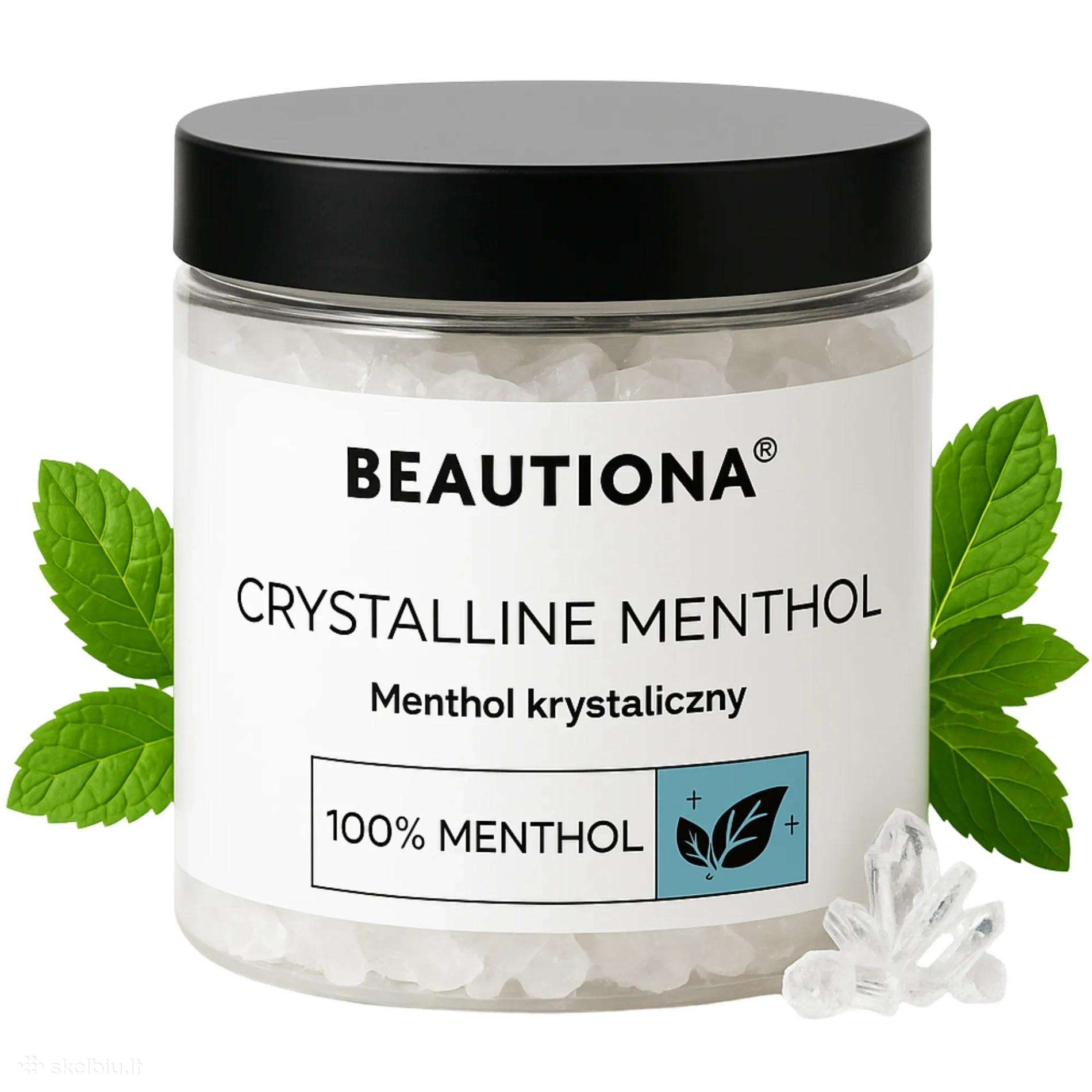 Mentolio kristalai, 100 g.