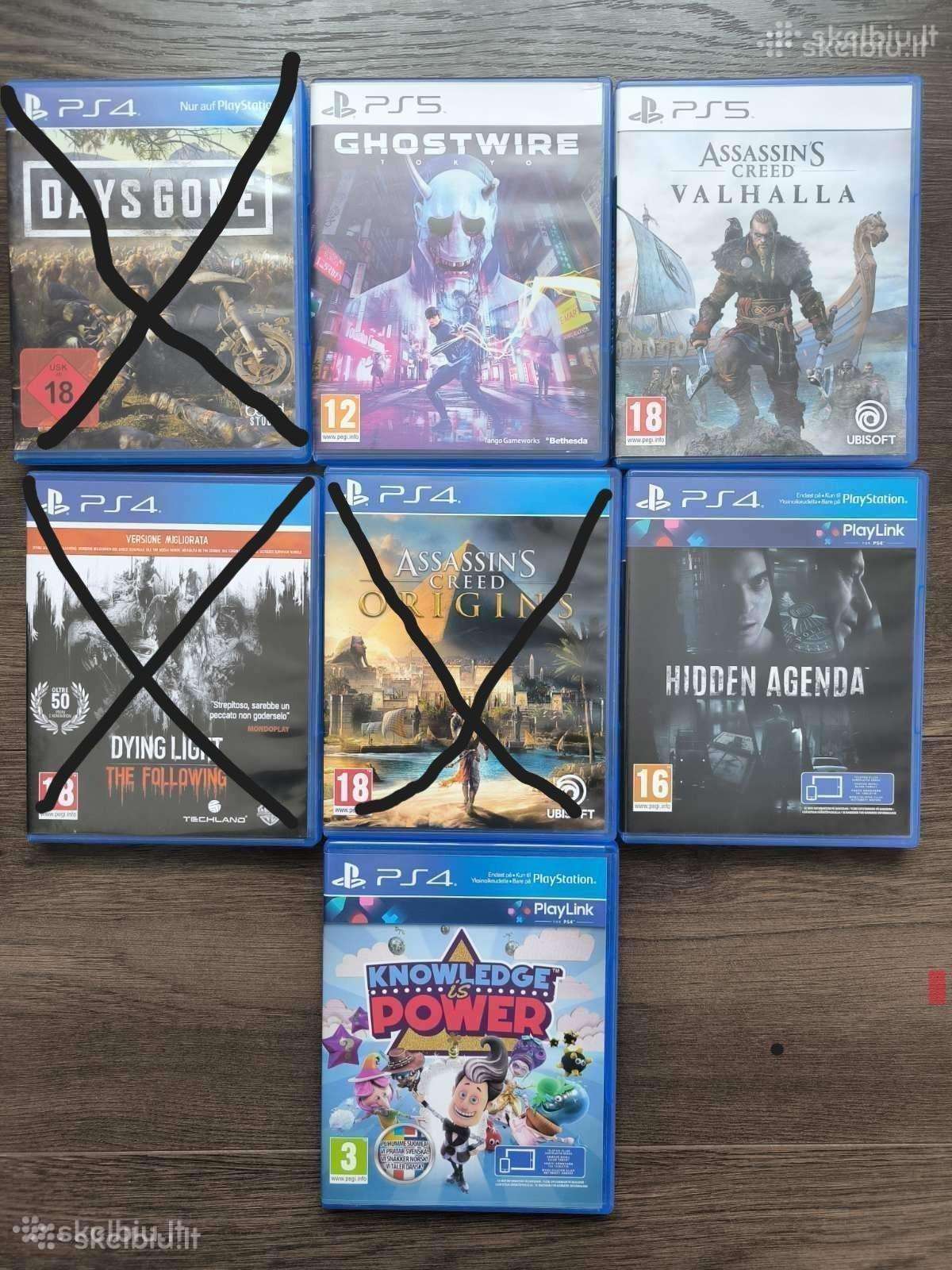 Parduodu Sony Playstation Ps5 / Ps4 zaidimus