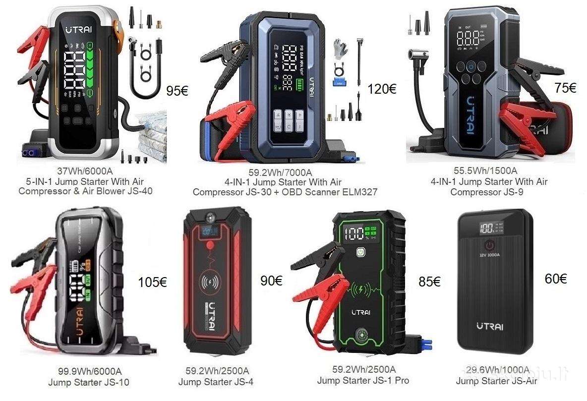 Utrai Užvedėjas Booster Powerbank