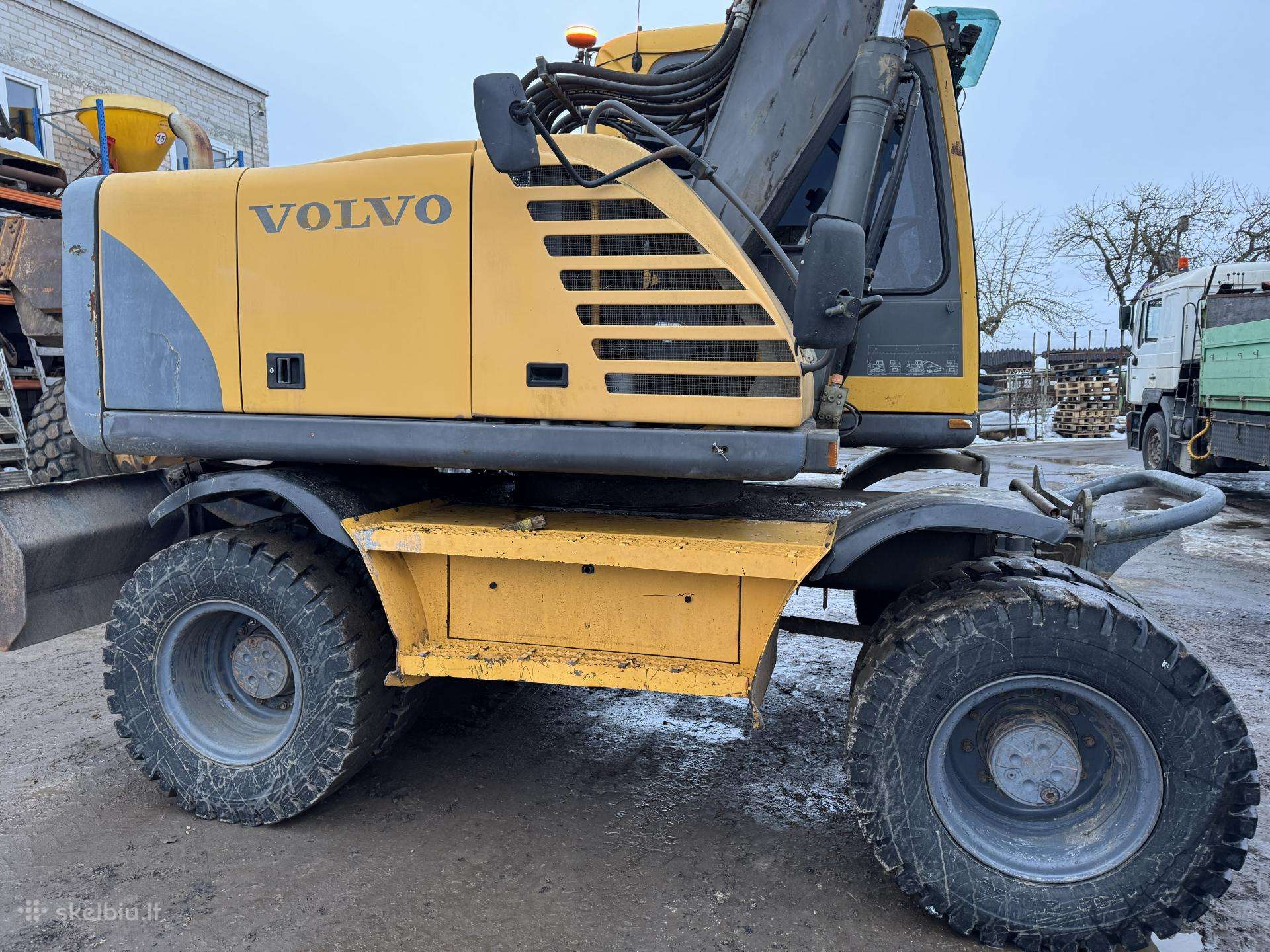 Volvo EW160B, экскаваторы