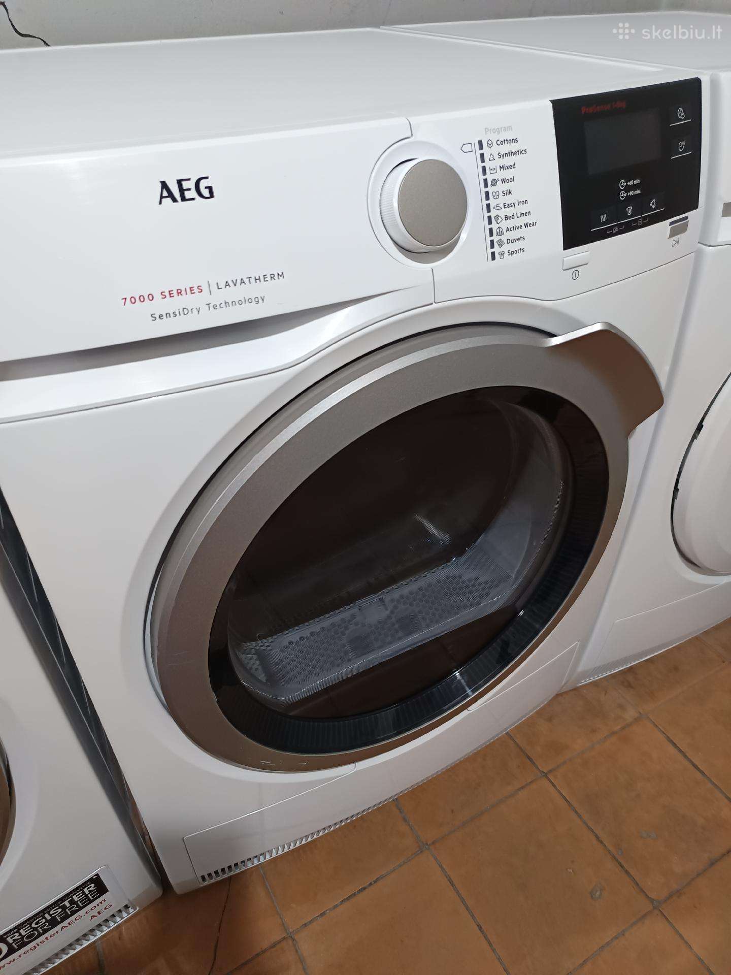 Aeg 7000serijos 8kg su garantija