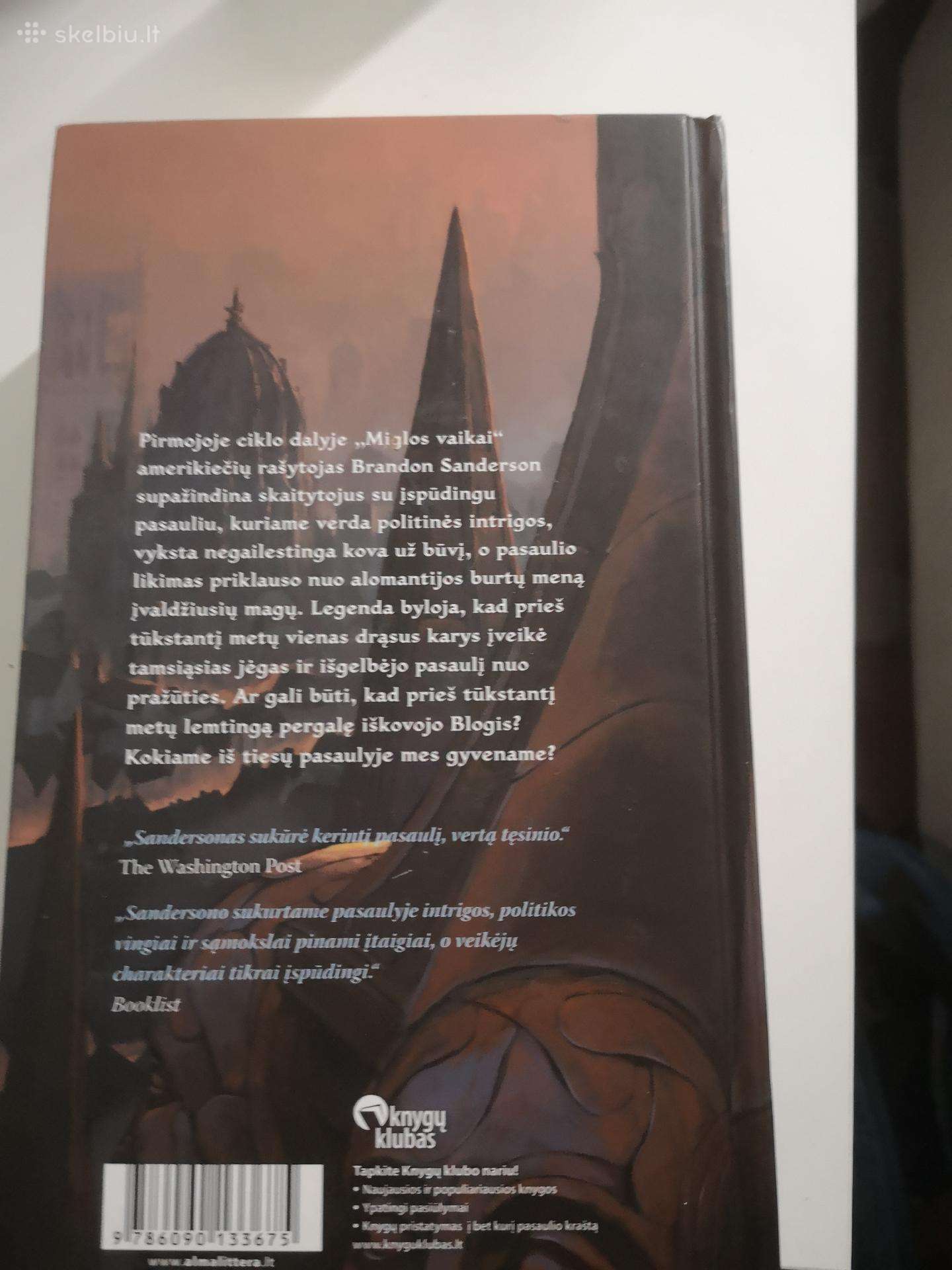 Parduodu Brandon Sanderson Miglos Vaikai Knyga.