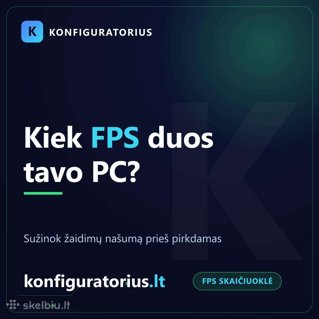 Kiek Fps duos tavo Vaizdo Plokste