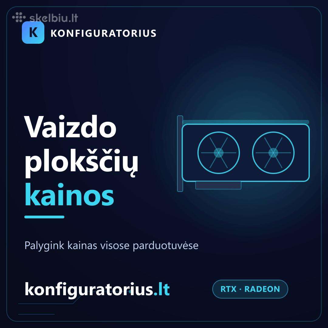 Vaizdo plokščių kainos