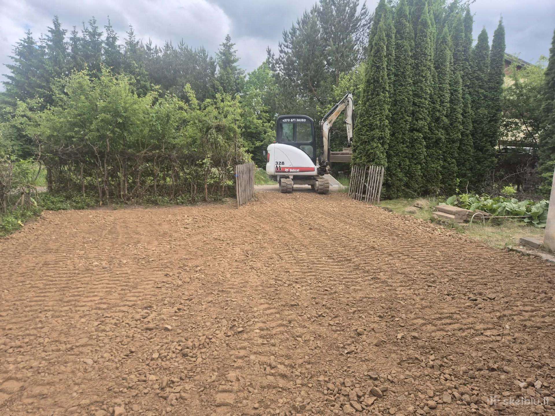 Bobcat 328, statybos transporto nuoma
