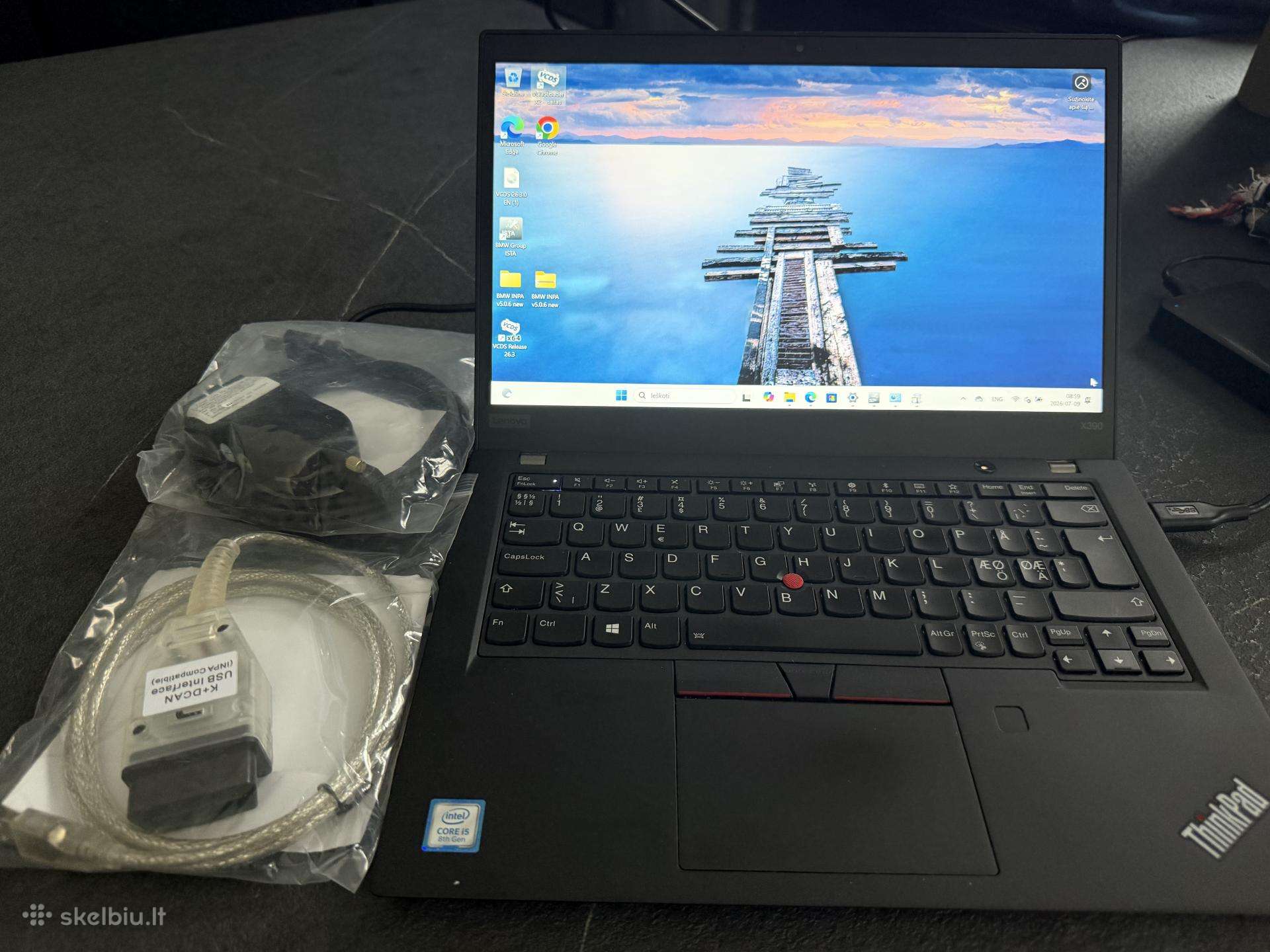 Diagnostikos kompiuteris Lenovo inpa + Vcds 26.3