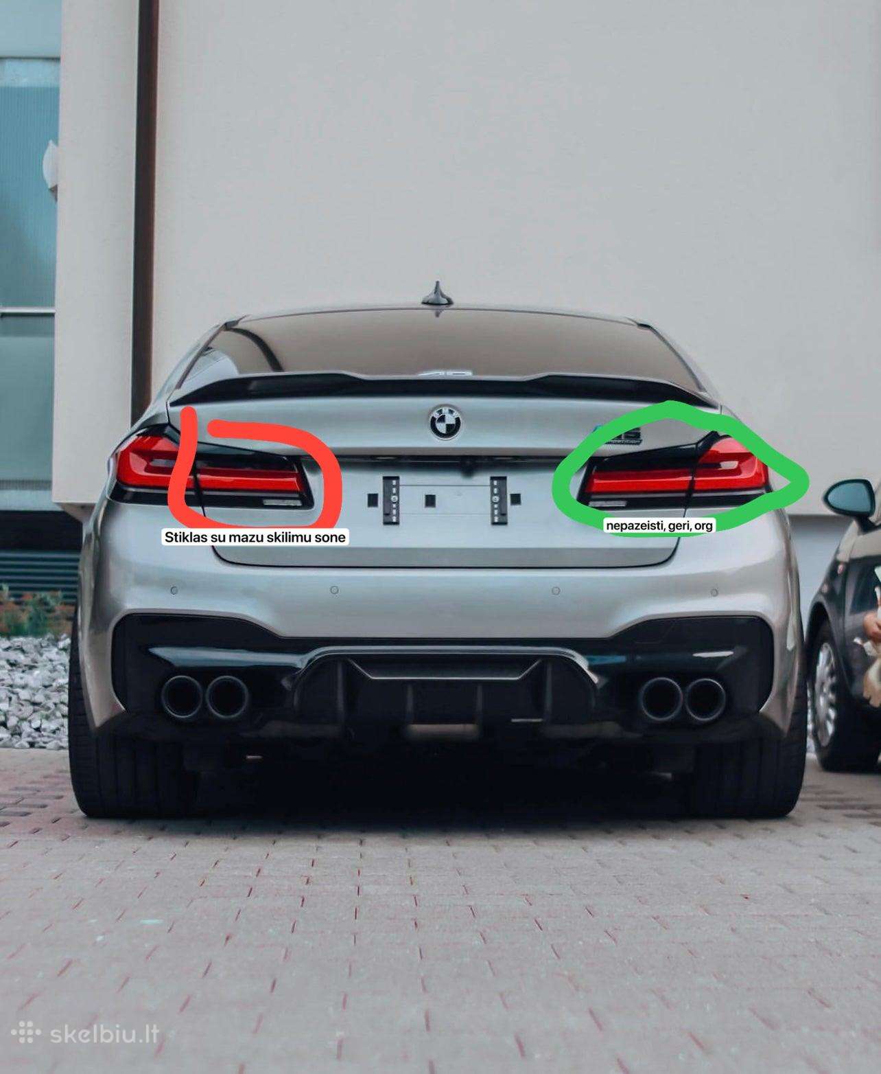 Bmw M5 F90 G30/g31 Lci likučiai