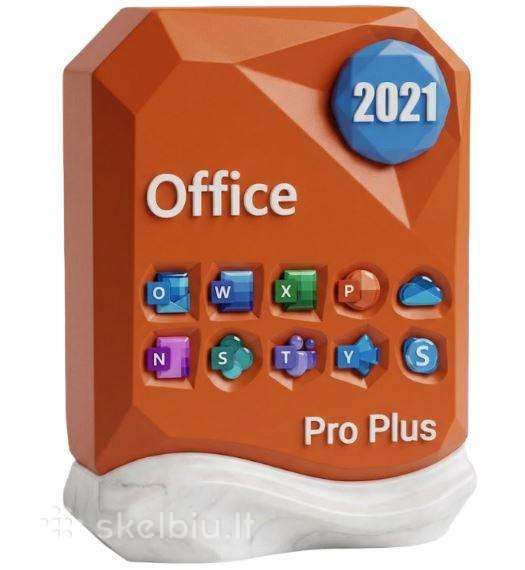Microsoft office 2021 Pro Plus + Licencijos raktas