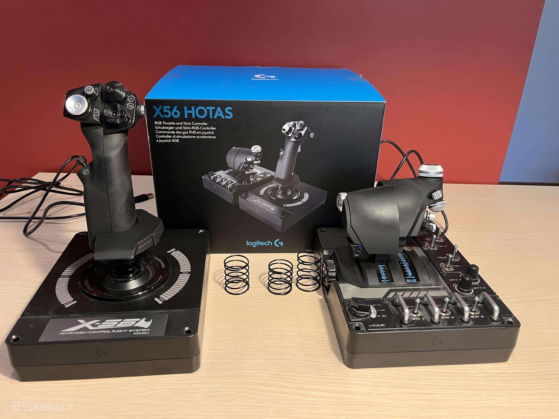 Parduodu Logitech x56 Hotas