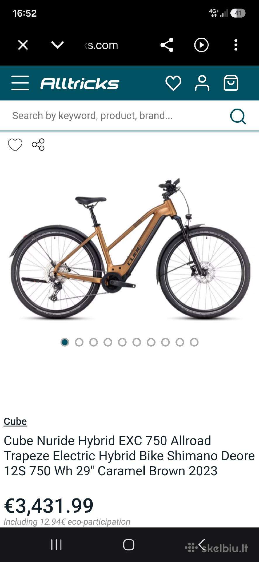 Electric bike Cube 28″