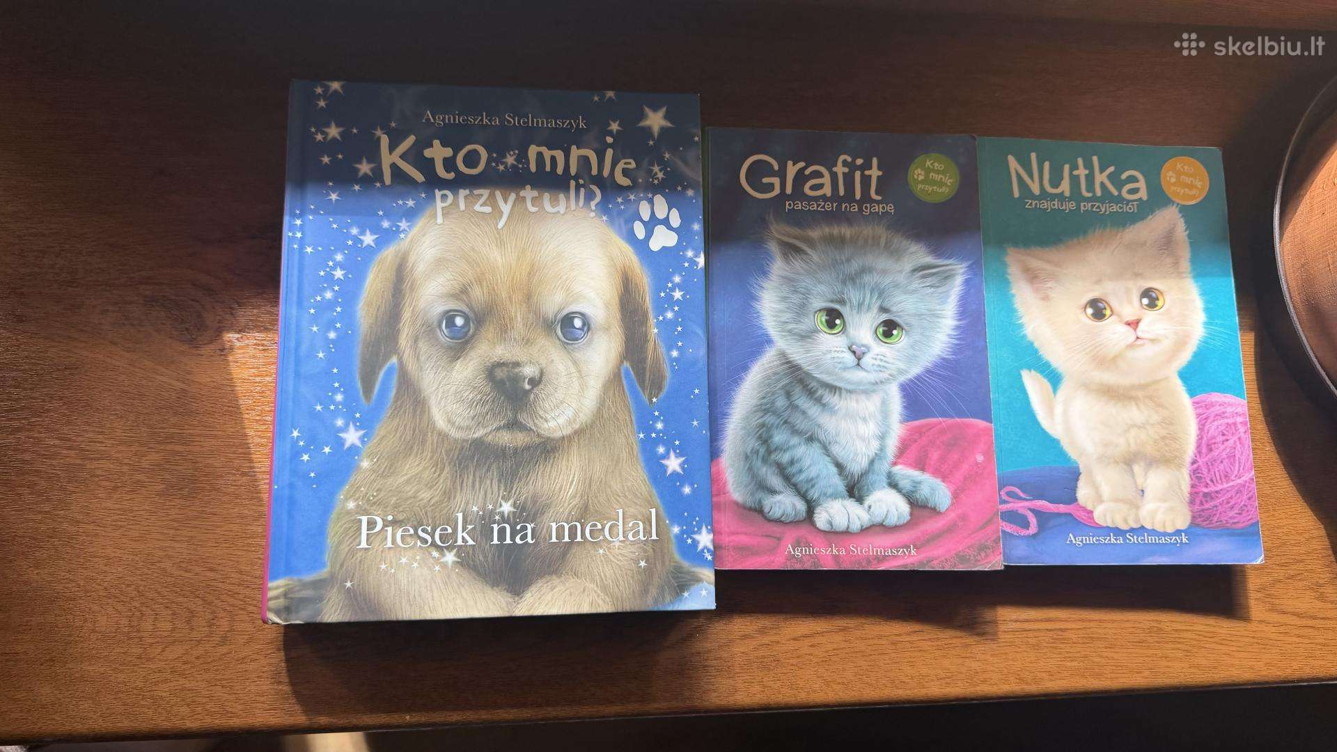 Trys knygos lenkų kalba vaikams