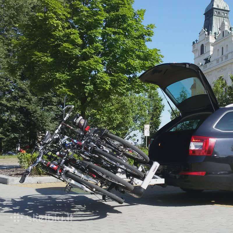 Išnuomojami dviračių laikikliai 2-3,3+1 ant kablio