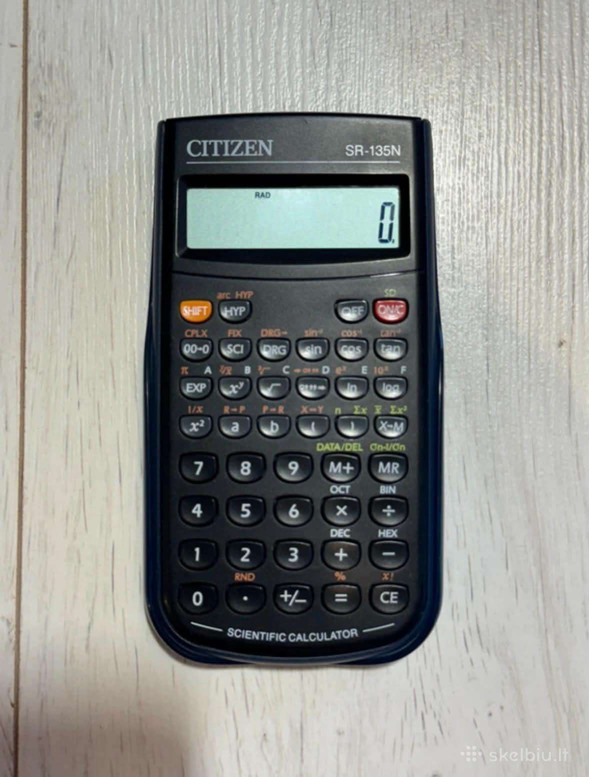 Citizen Sr-135n skaičiuotuvas