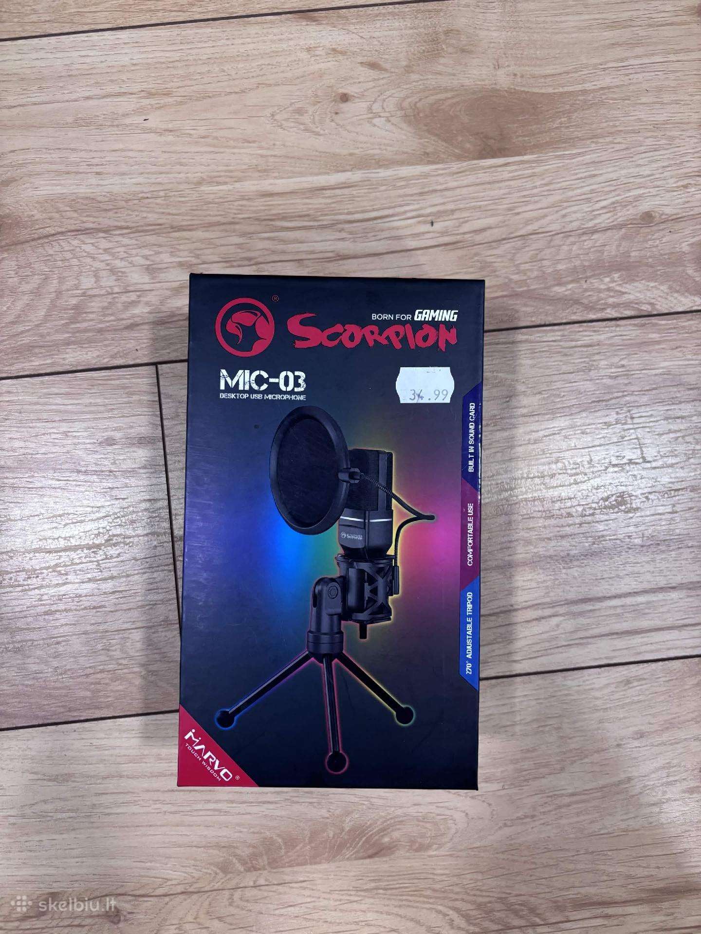 Marvo Scorpion Mic-03 (Usb Mikrofonas)