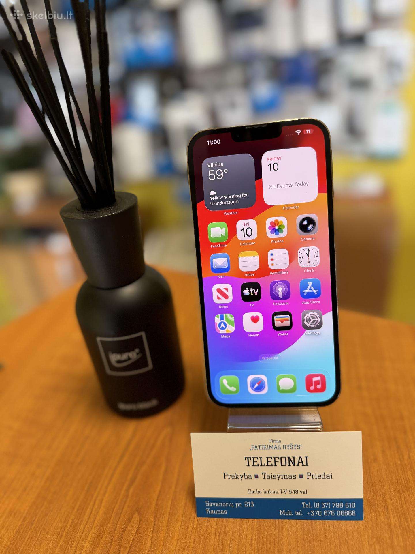 iPhone 13promax 128gb Black Su Garantija