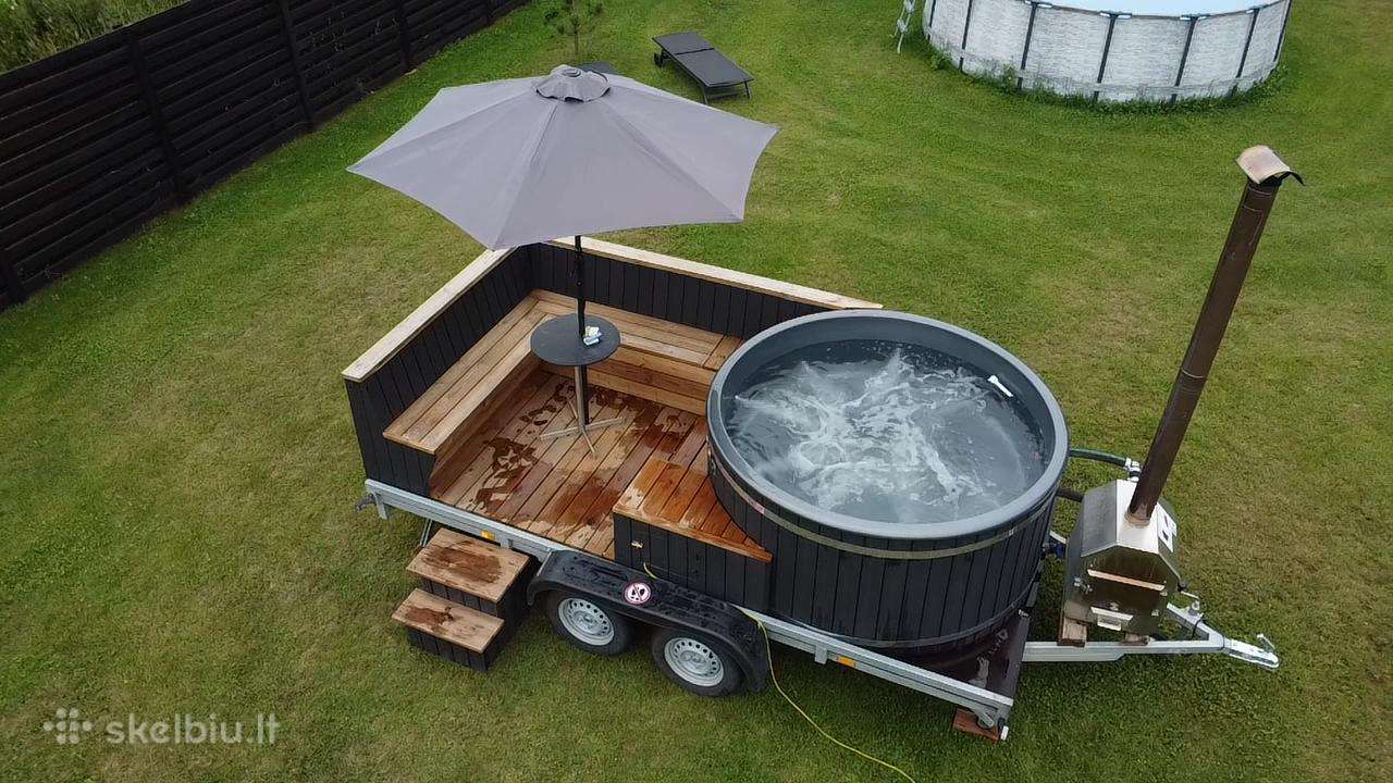 Mobilios pirties ir kubilo su jacuzzi nuoma