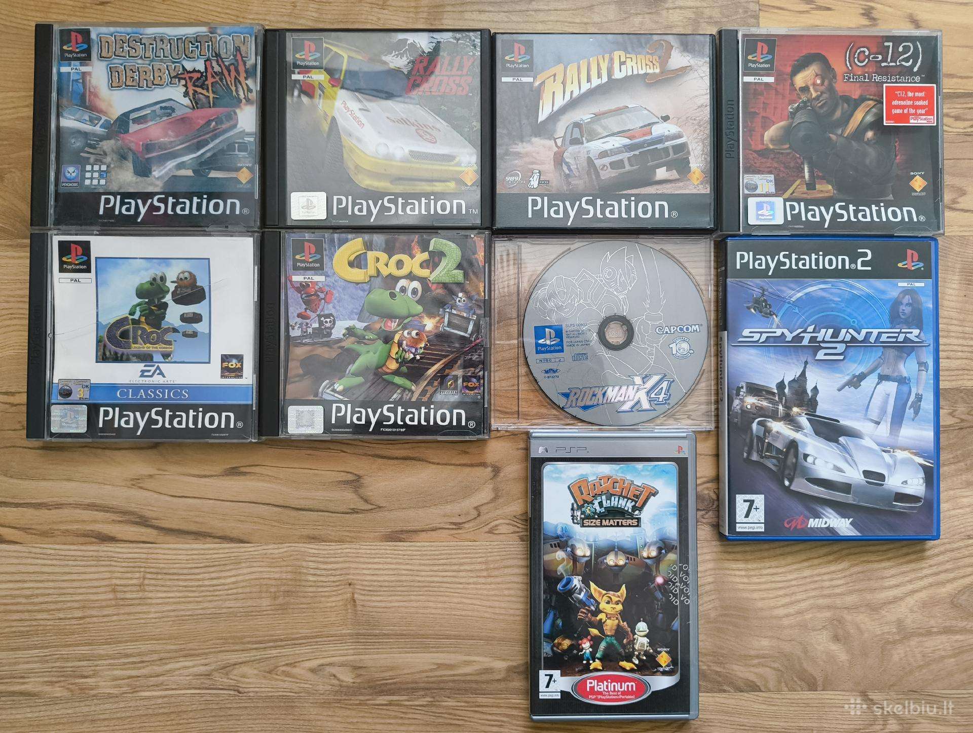 Ps1, Ps2, PSP žaidimai