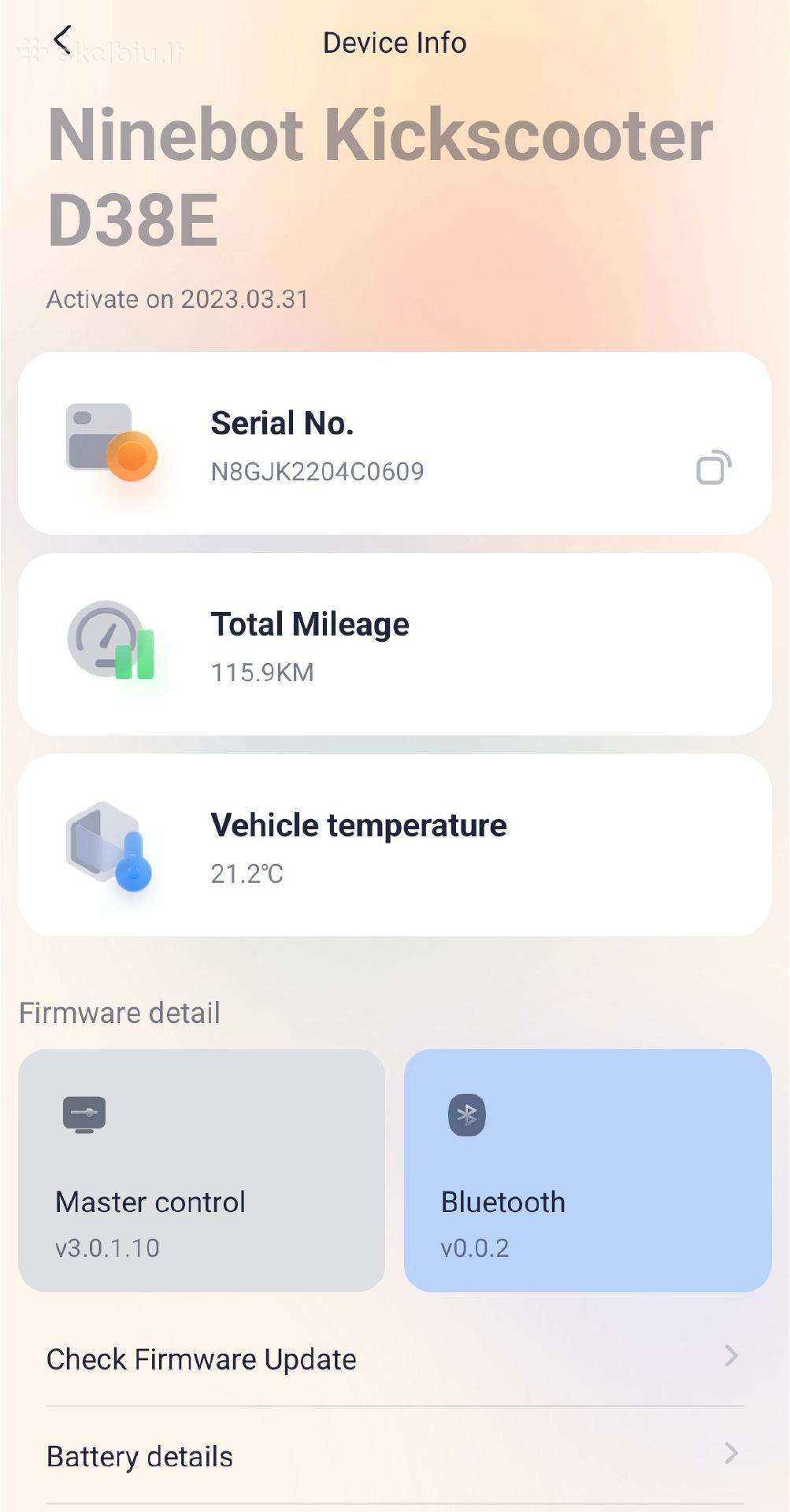 Электрический самокат Segway-Ninebot