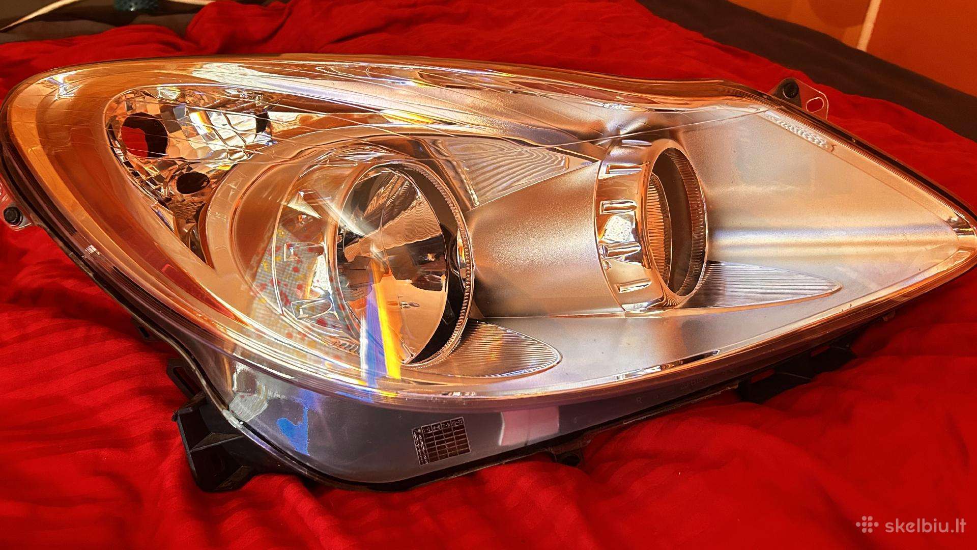 Opel Corsa lights, lamps