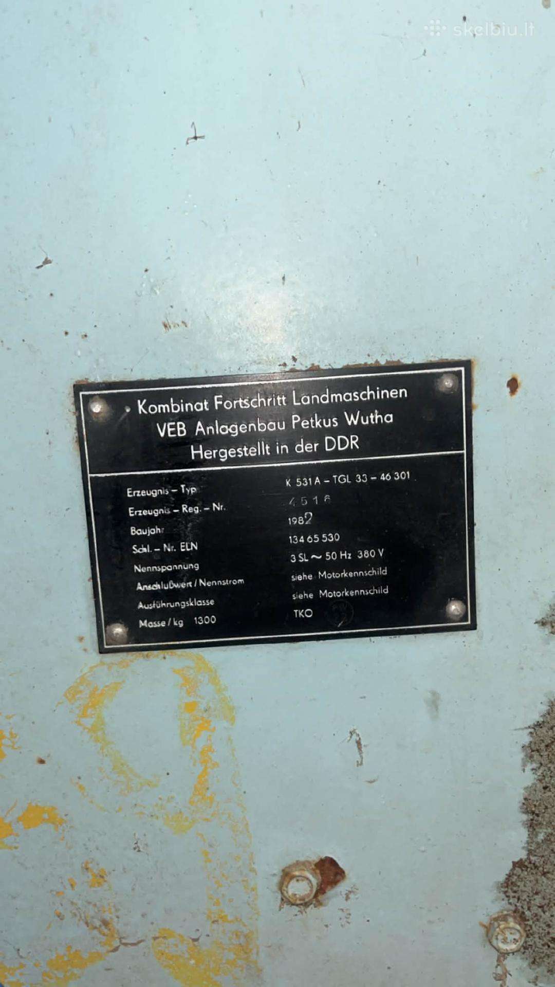 Fortschritt, для переработки зерна