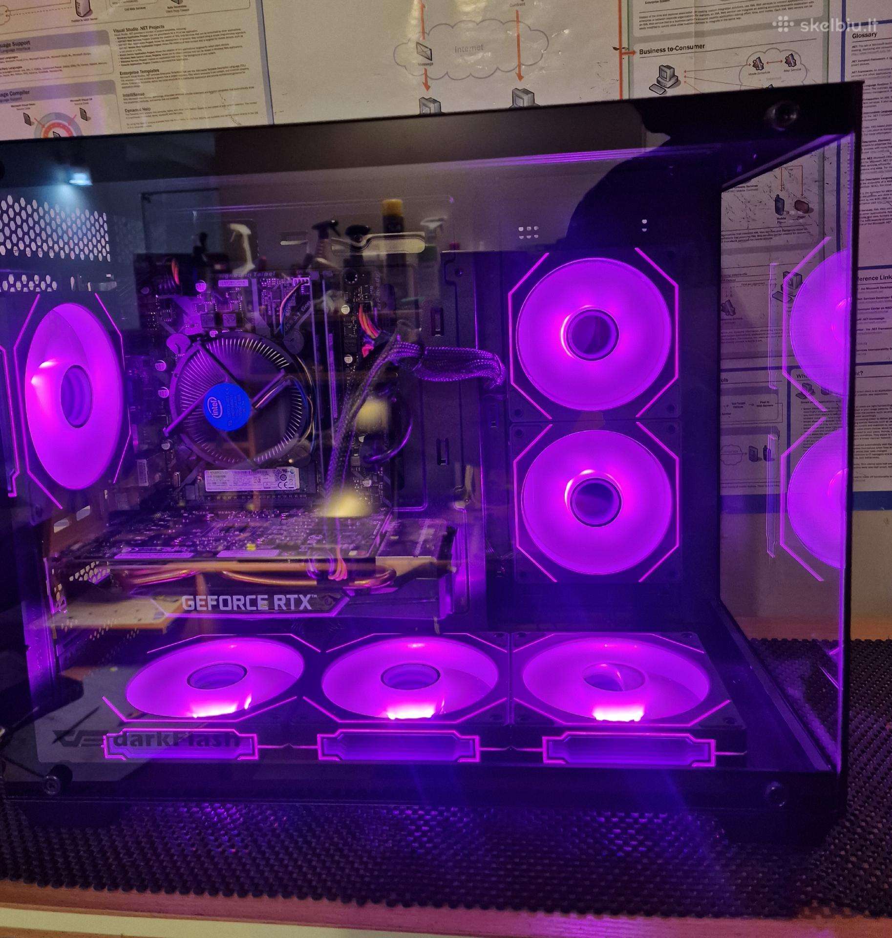 Žaidimų Pc, i5 9500 + 2060 super + 512gb nvme +16