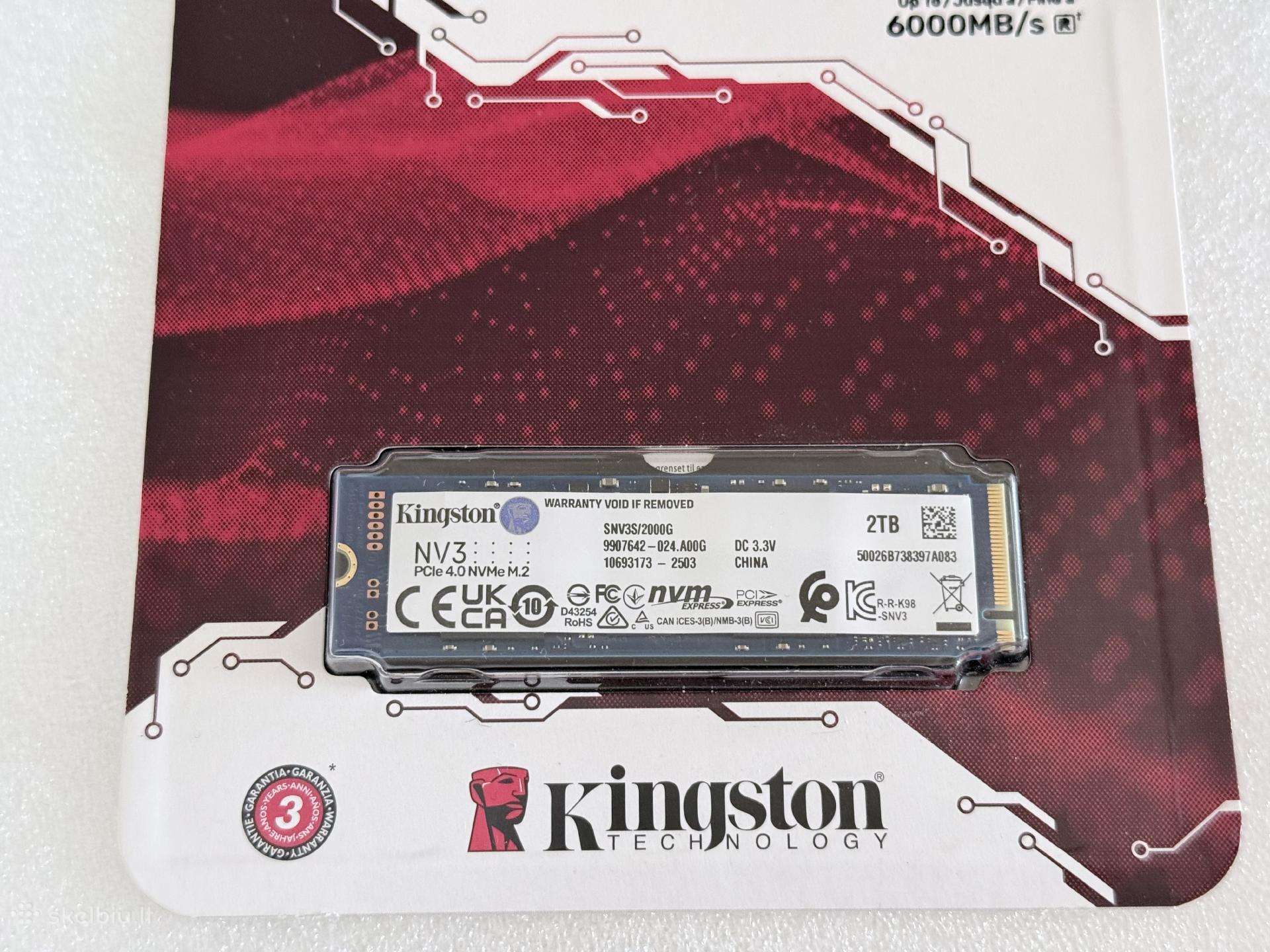 2tb Kingston Nv3 Pcie Gen 4