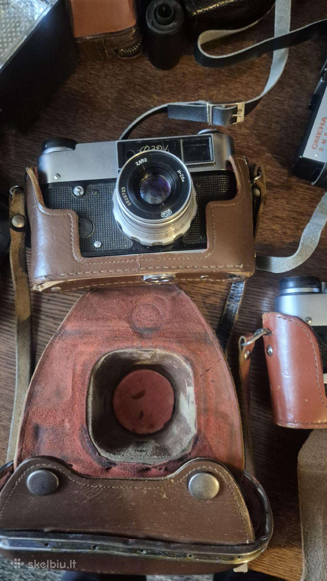 Tarybų sąjungos laiku fotoaparatai