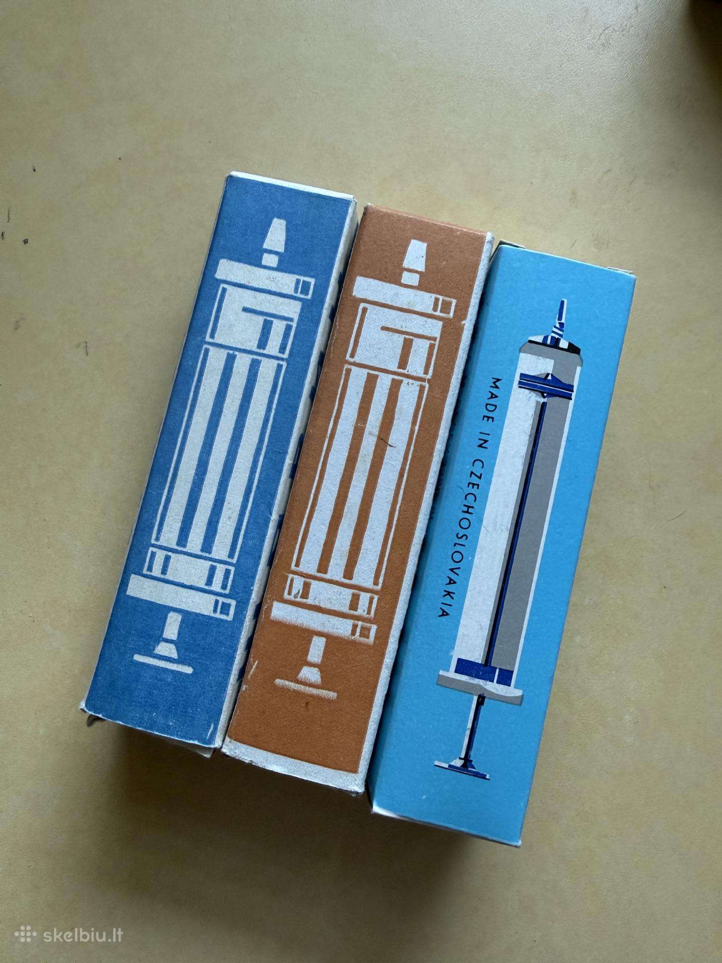 Senoviniai stikliniai med švirkštai 10ml