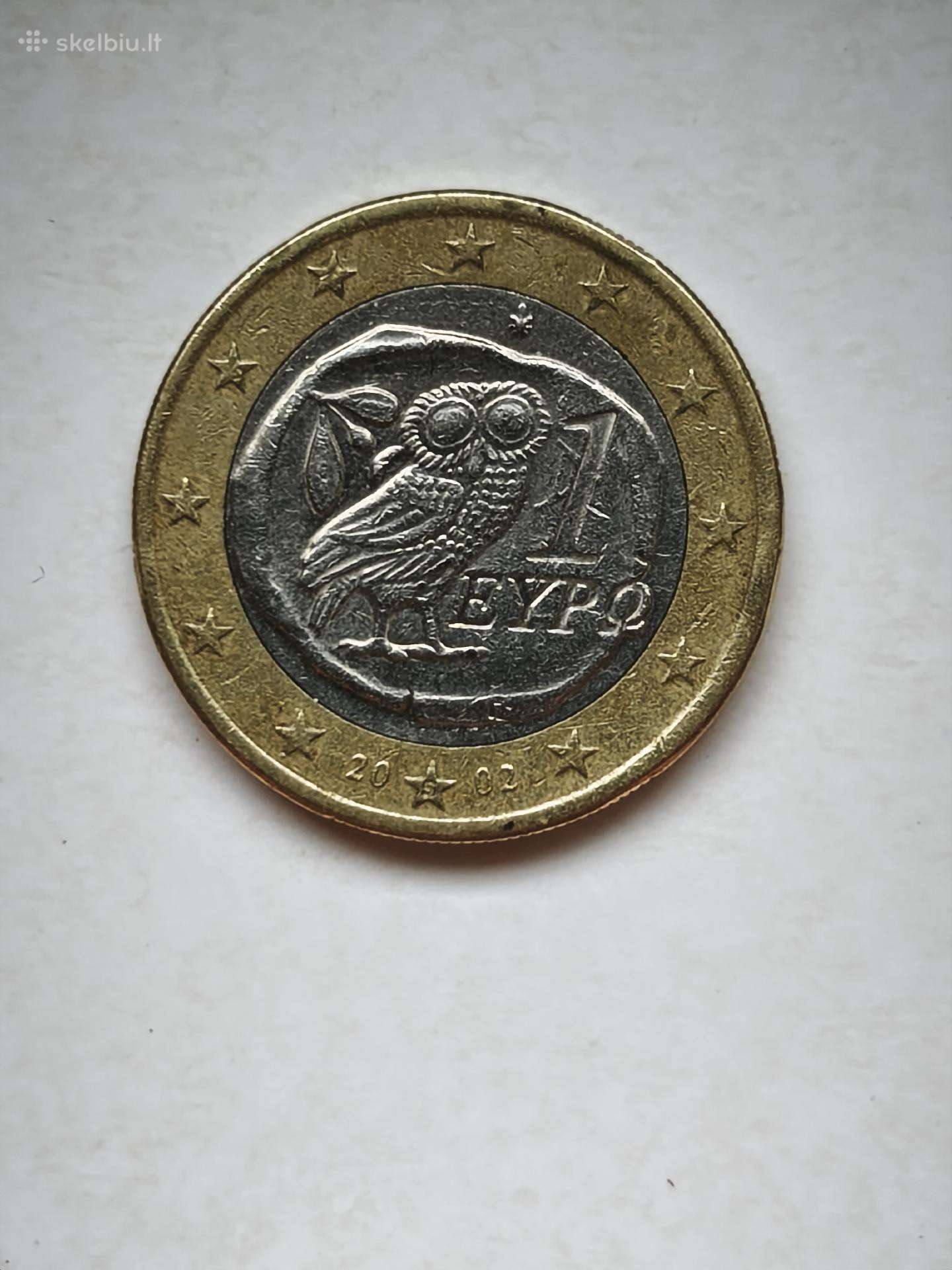 Graikijos 1 euro moneta